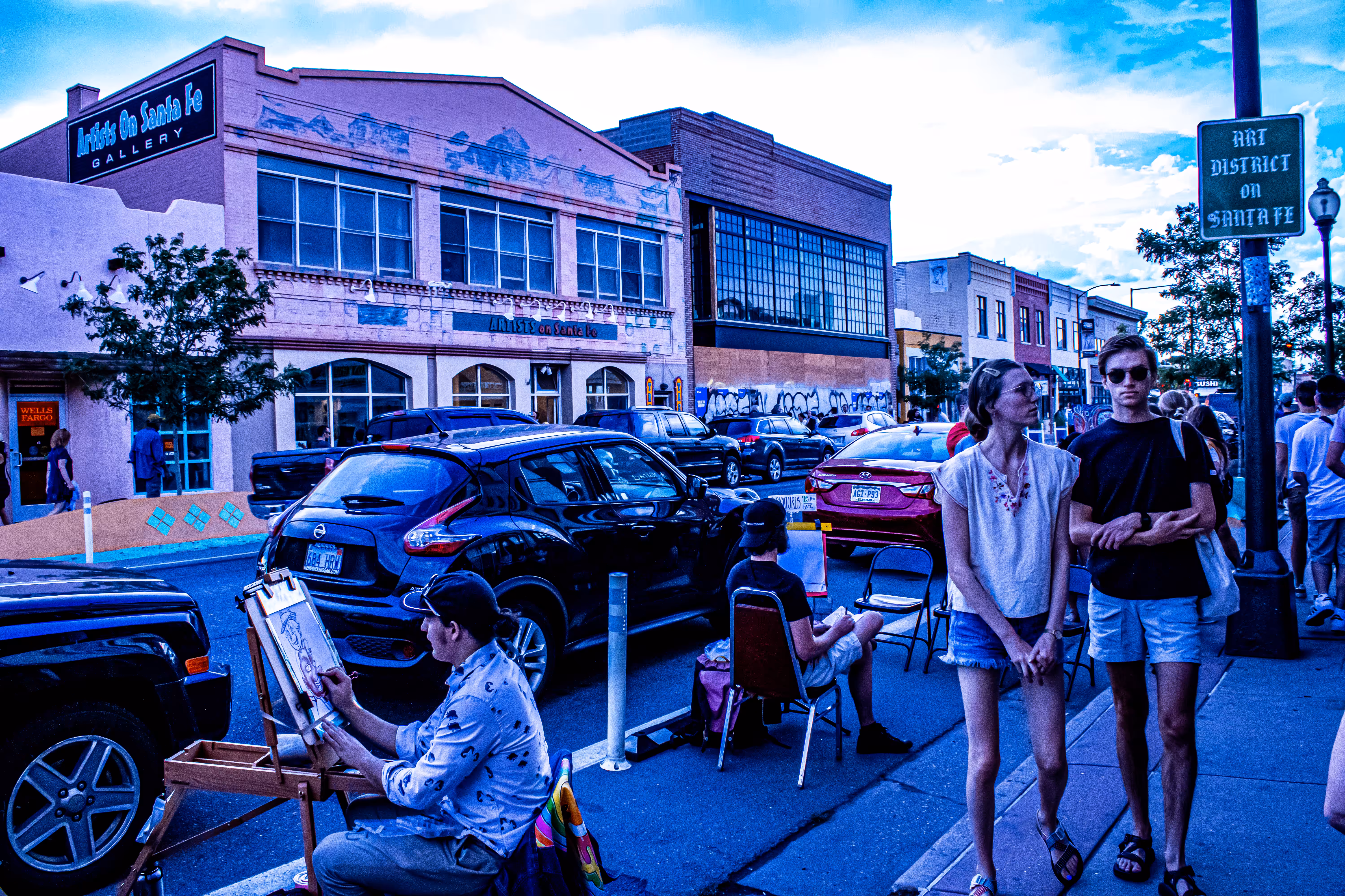 Photo Gardens: Santa Fe peep walking