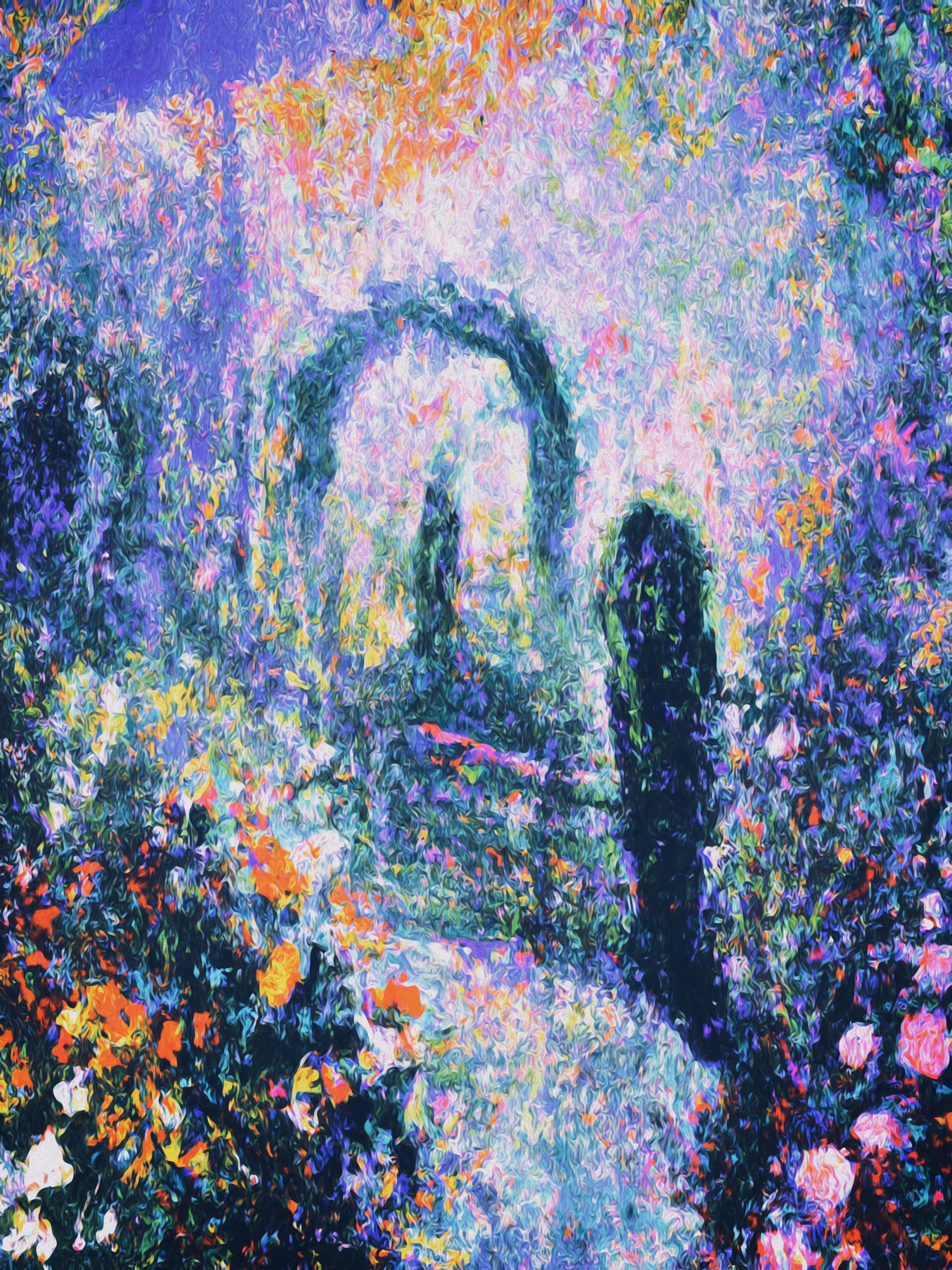 The secret garden's ethereal charm