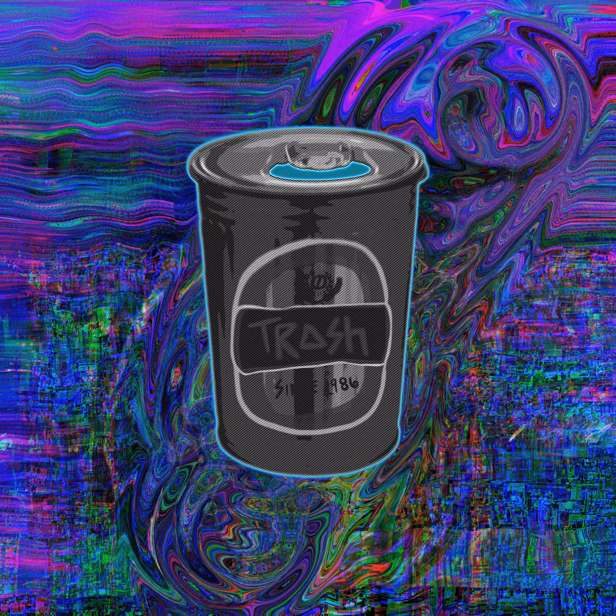Magnolia Brush Pre-Galvanized Can of Liquid Trash #8