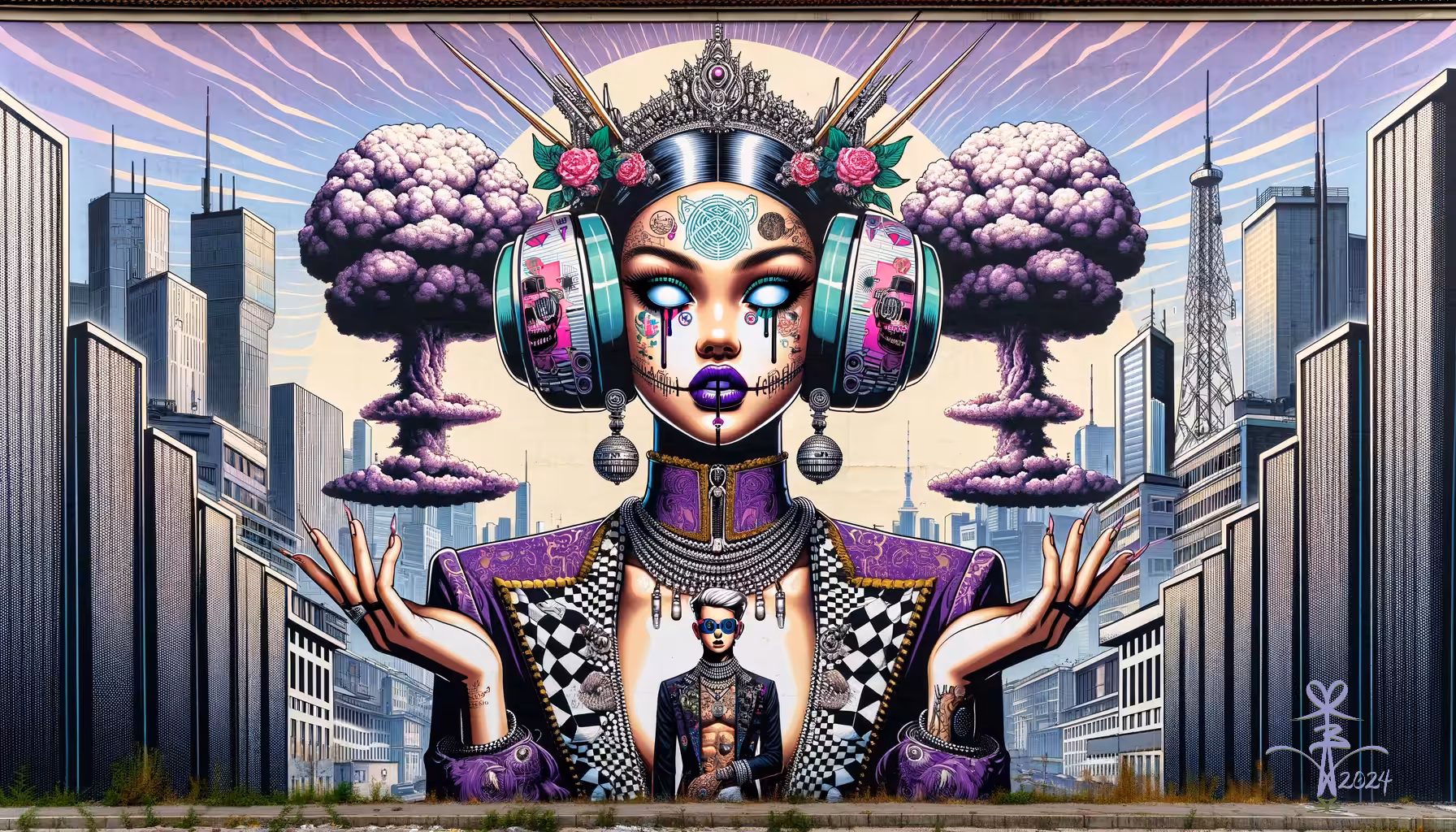 Neon Prophecy: Digital Seer