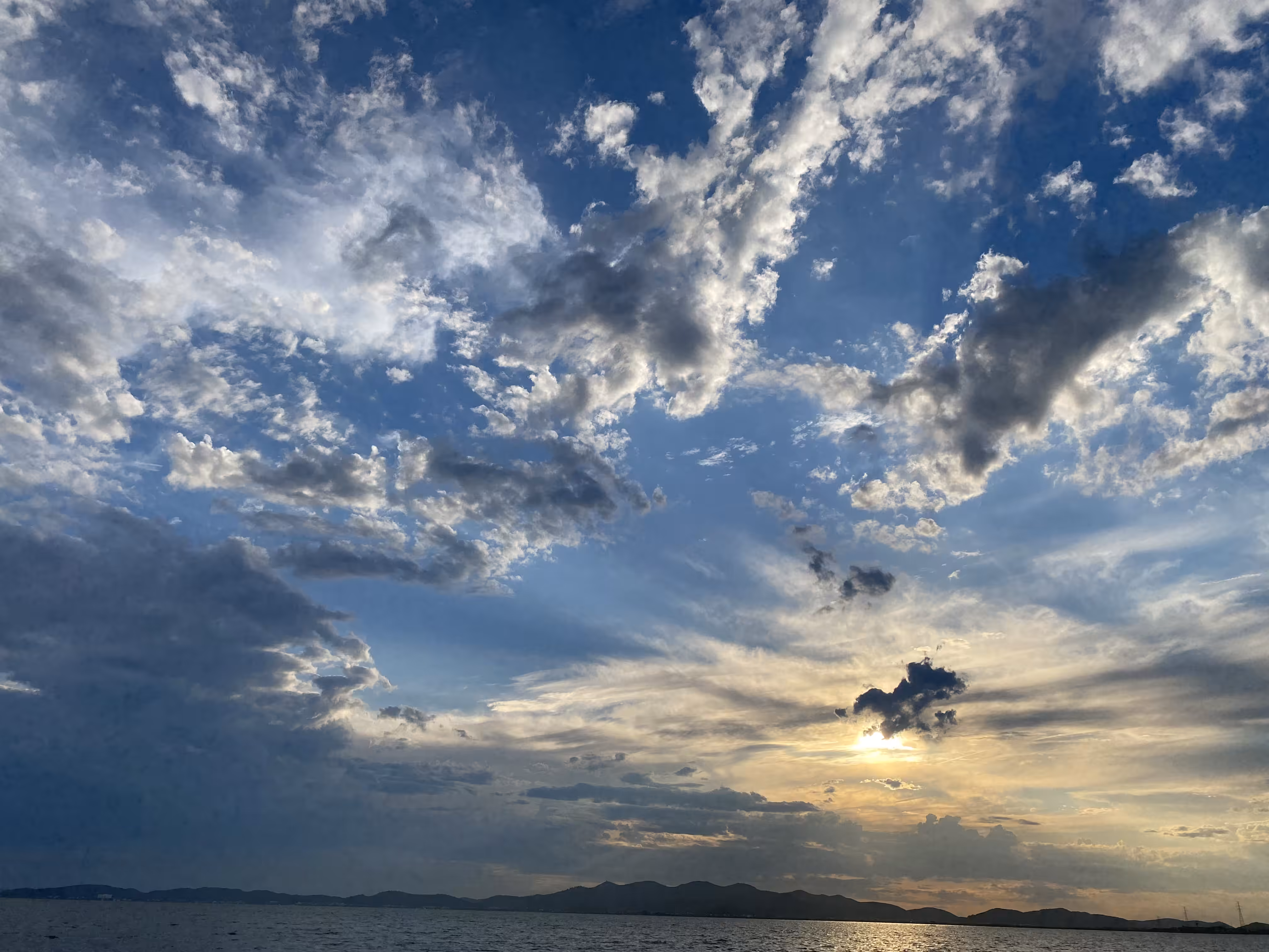 Lake and sky