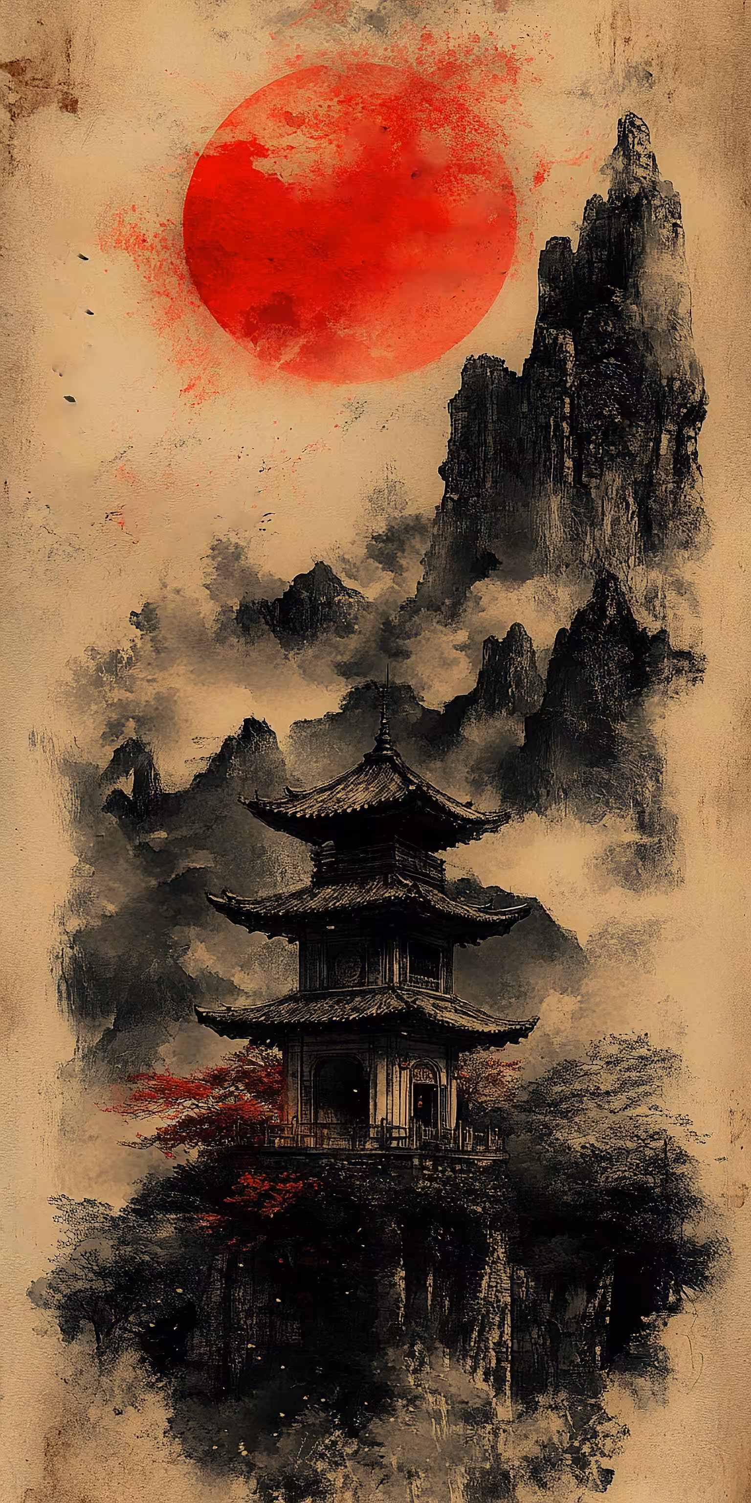 Crimson Above, Silence Below