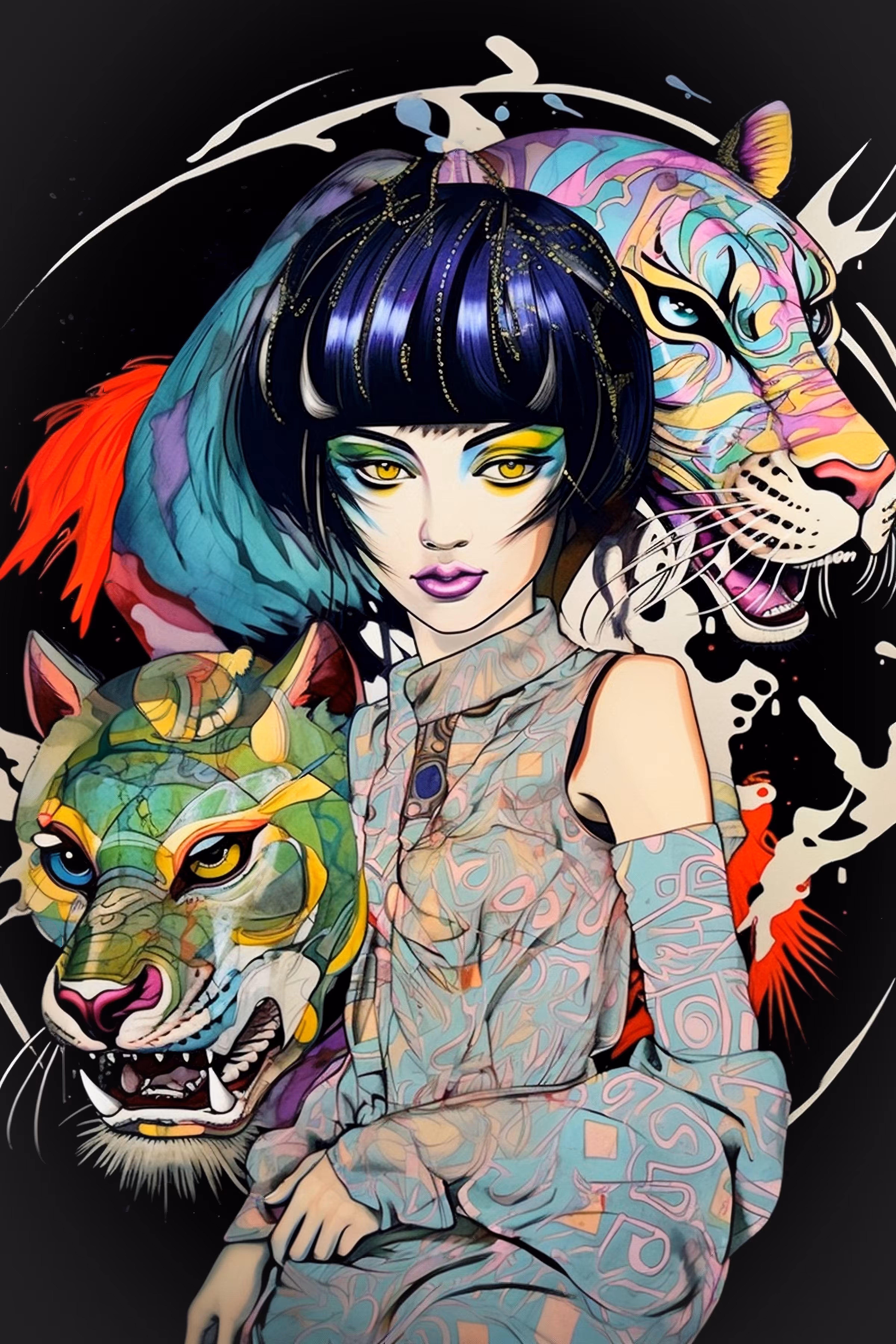 Girl illusionist