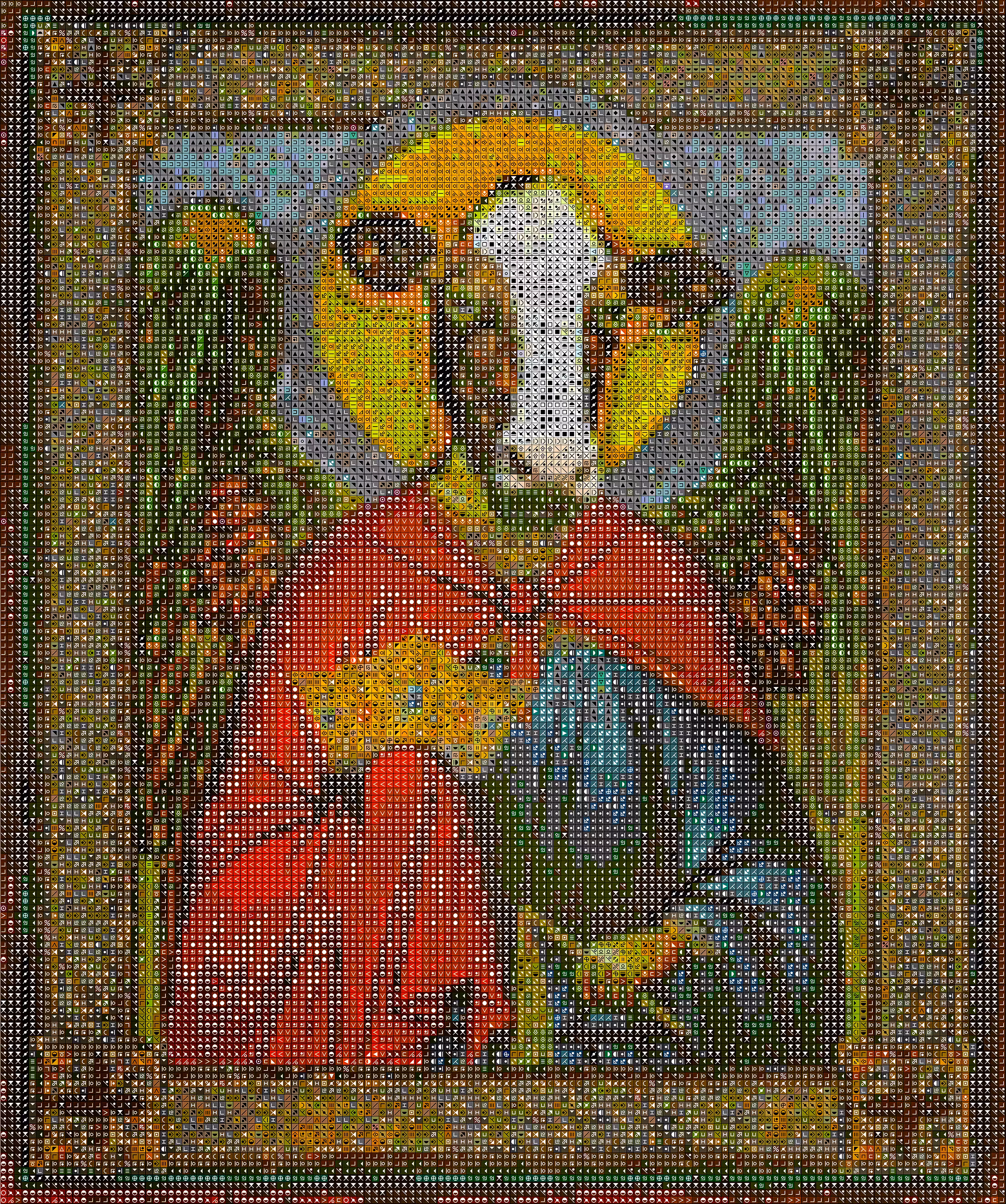 Saint Bovine Cross Stitch
