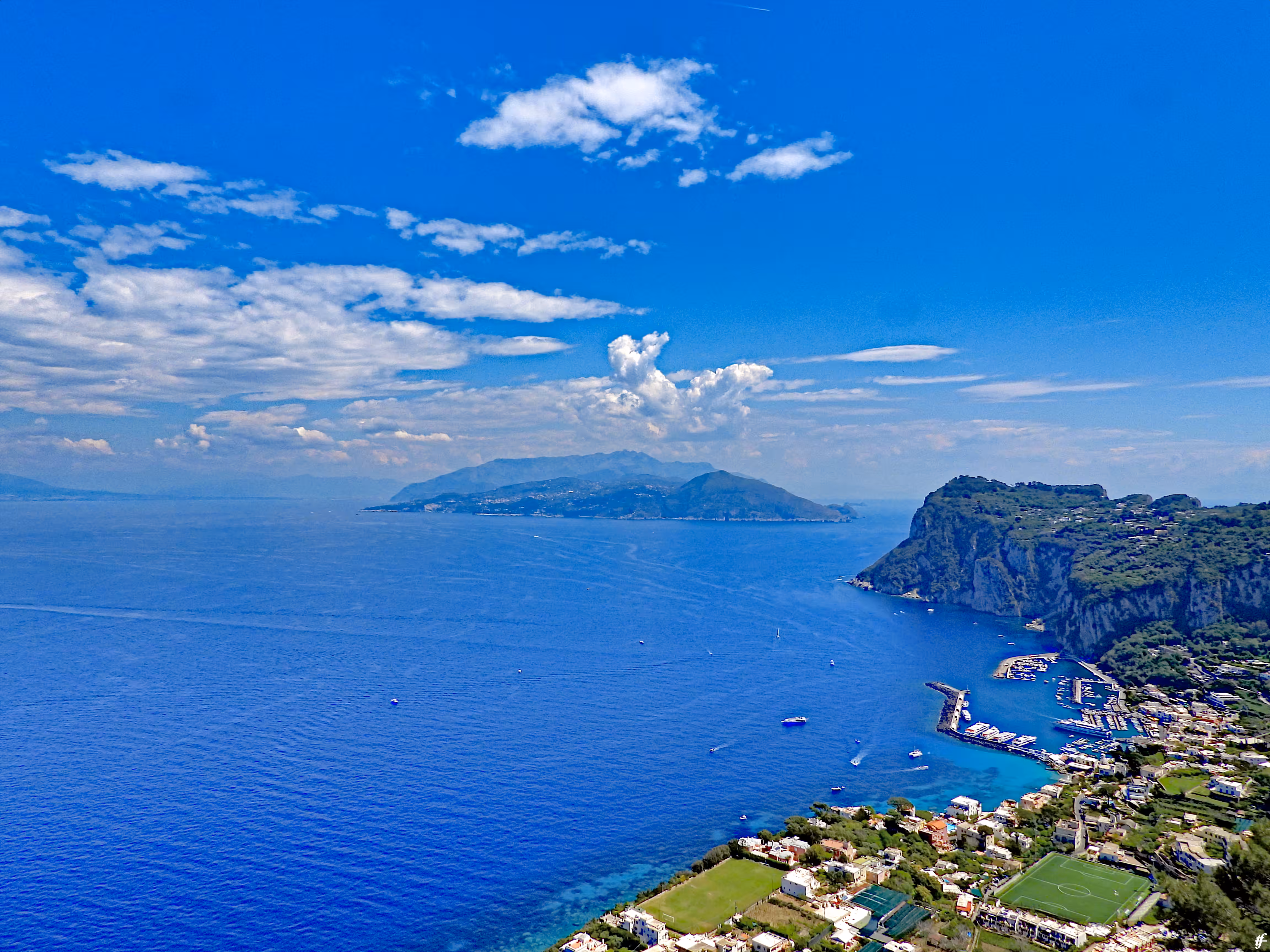 View from Capri Island