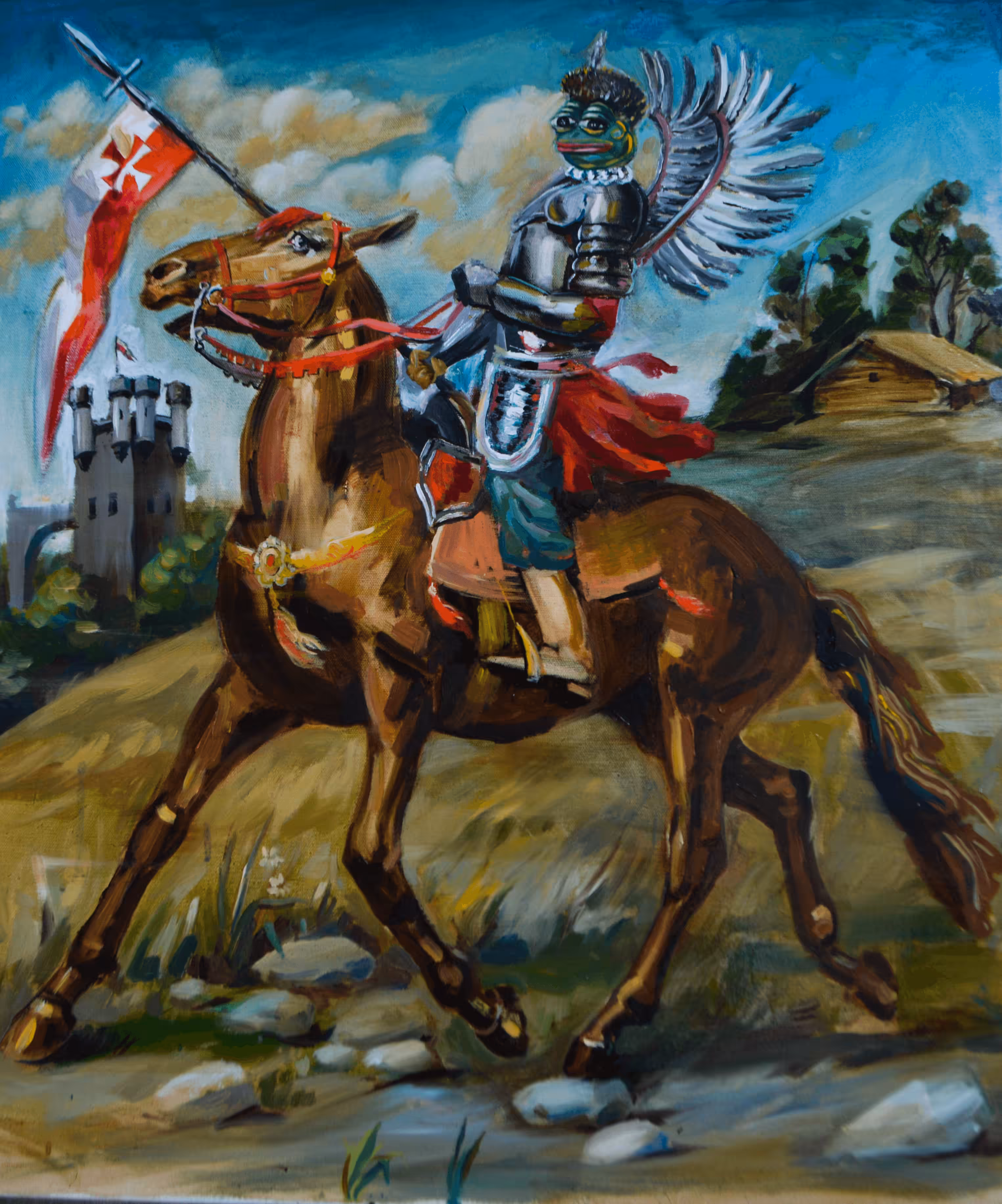 Pepe In The Outfit Of A Polish Hussar