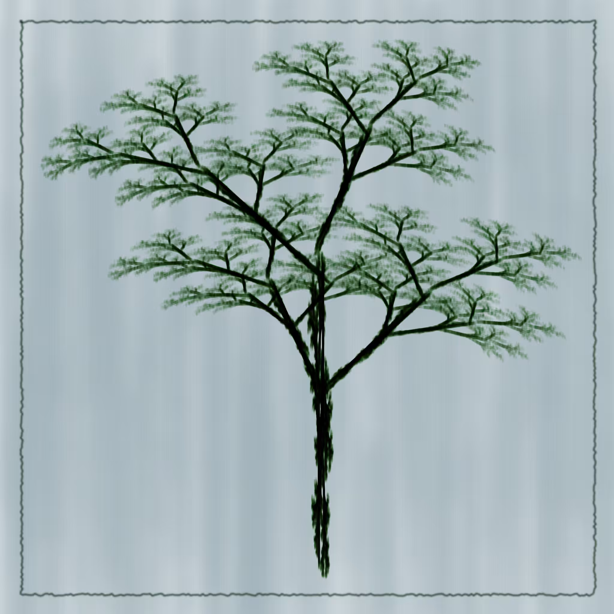 Tree on Silk #12