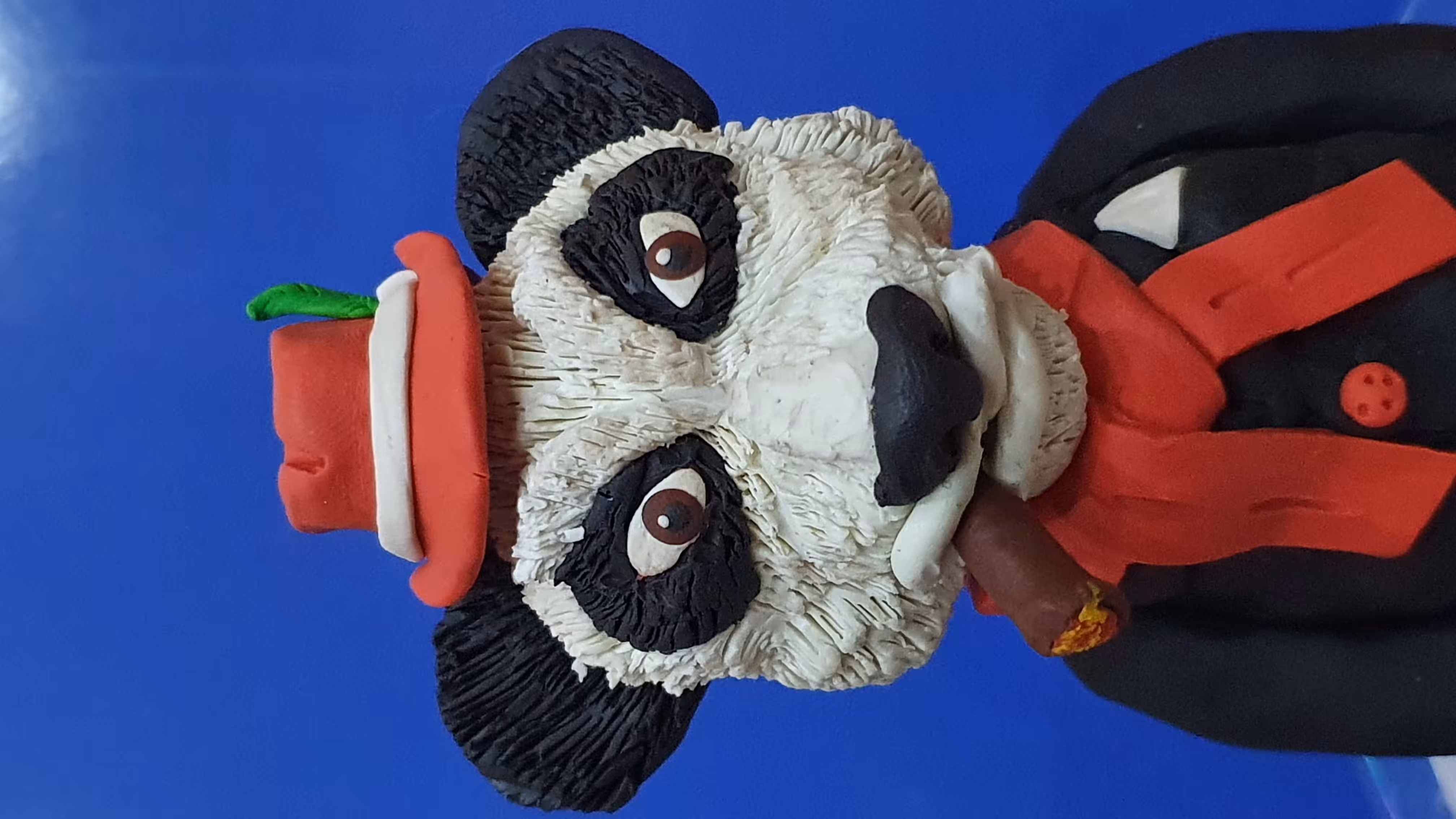 #18 Clay Collectible Panda Boss