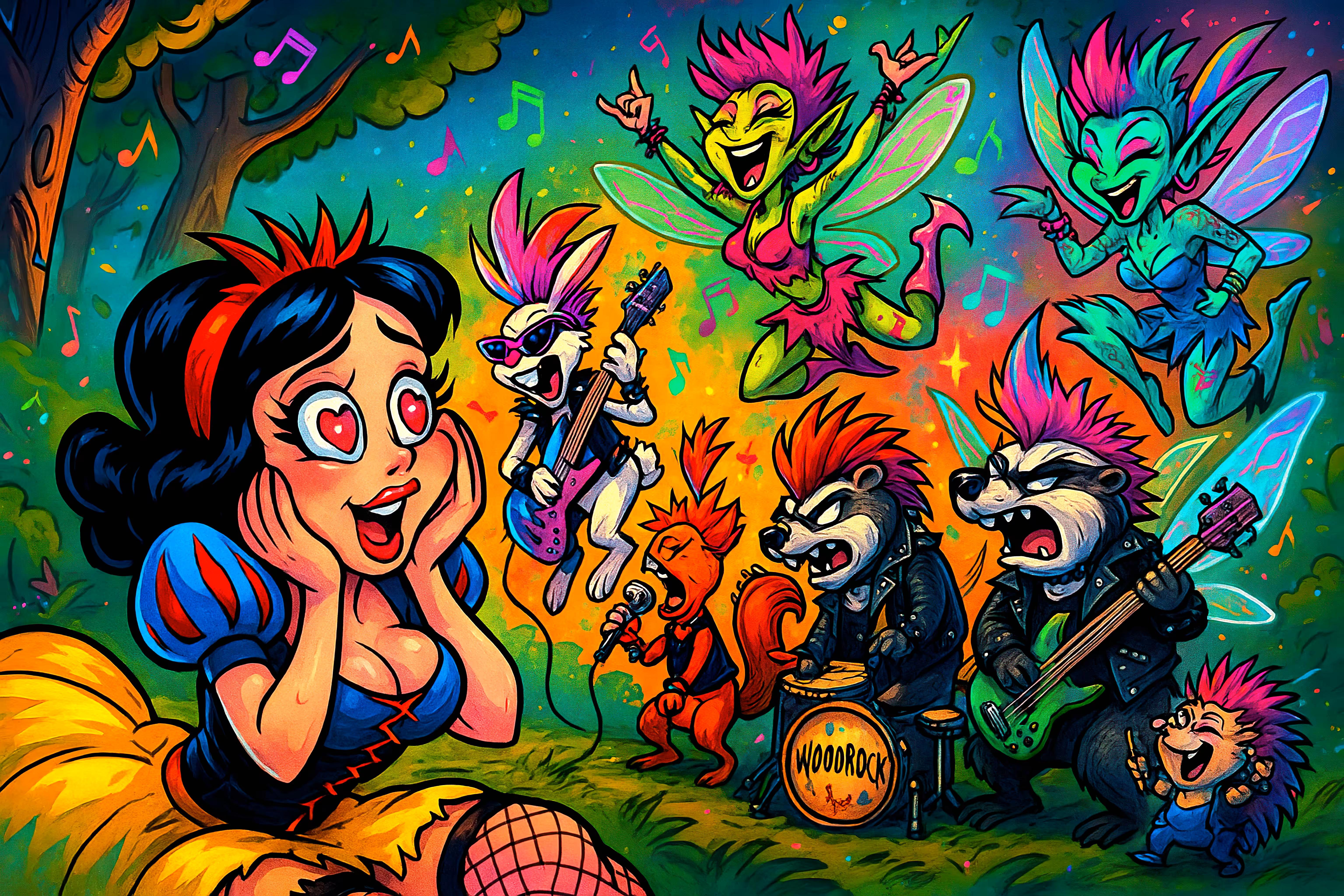 Snow White and the Seven Punk Rockers