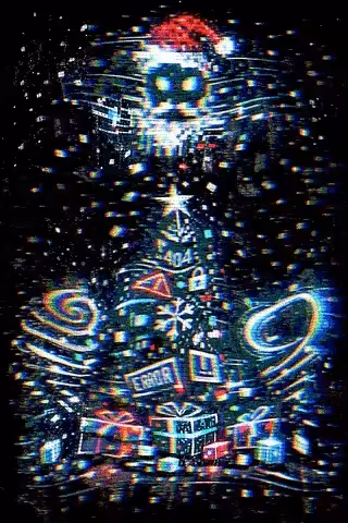 Xmas in Glitchnetic Universe- when Xmas turned to glitch