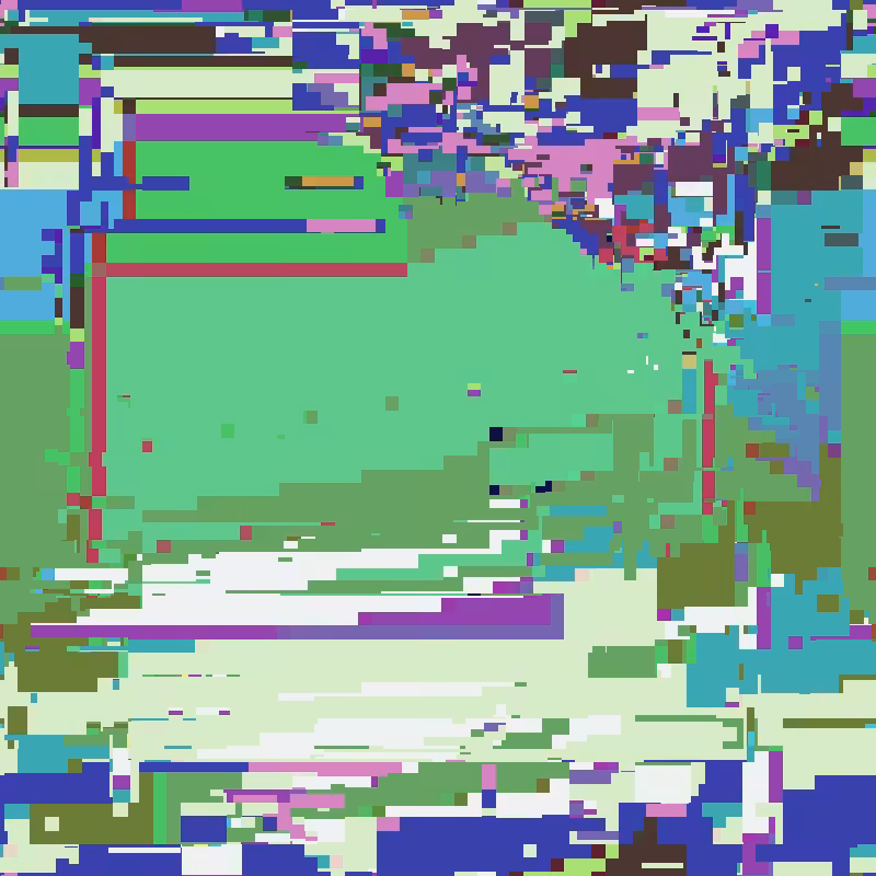 Cascade automata, pixel nature #22