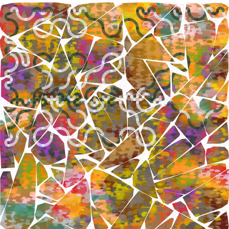Tessellis - Gaudi style generative mosaic #6