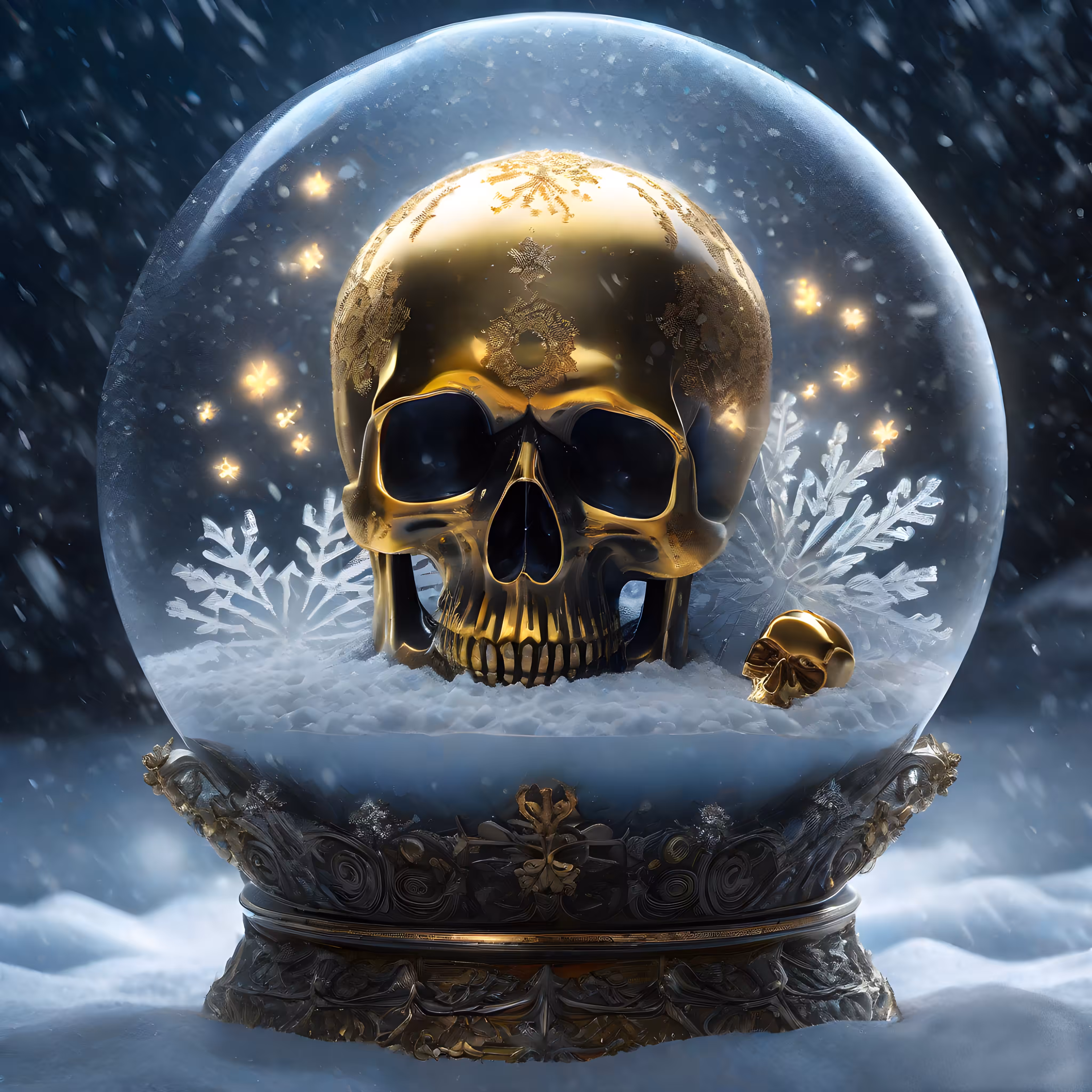 Happy New Year Skull #1