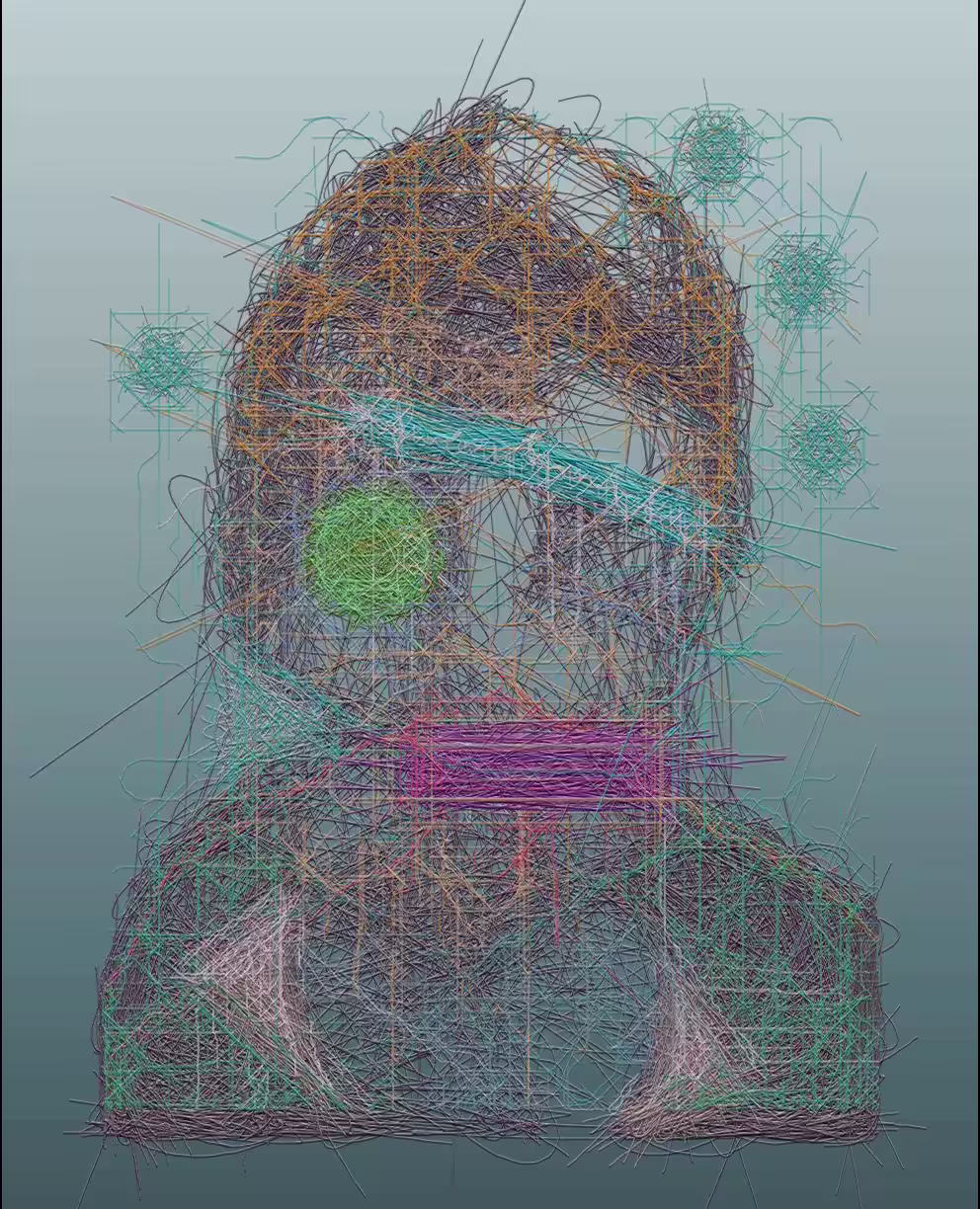 Study for a masked self-portrait (2021)