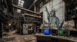 cinematic widescreen: abandoned industrial | liberty