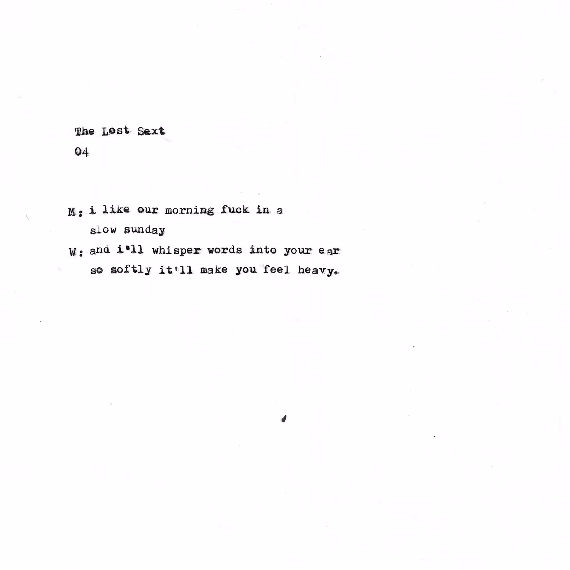 The Lost Sext | 04
