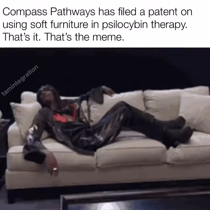 Patented Psychedelic Couch