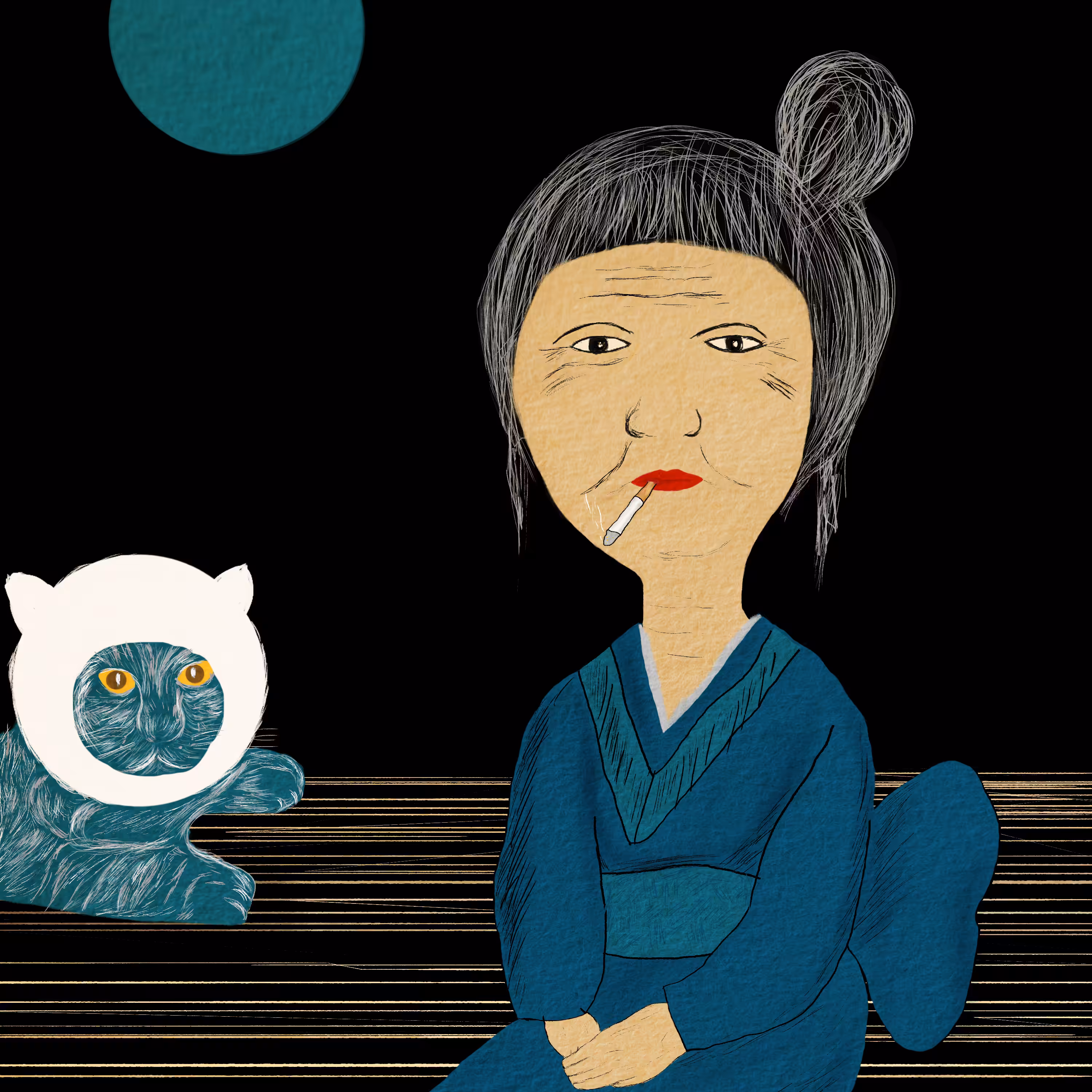 Blue cat