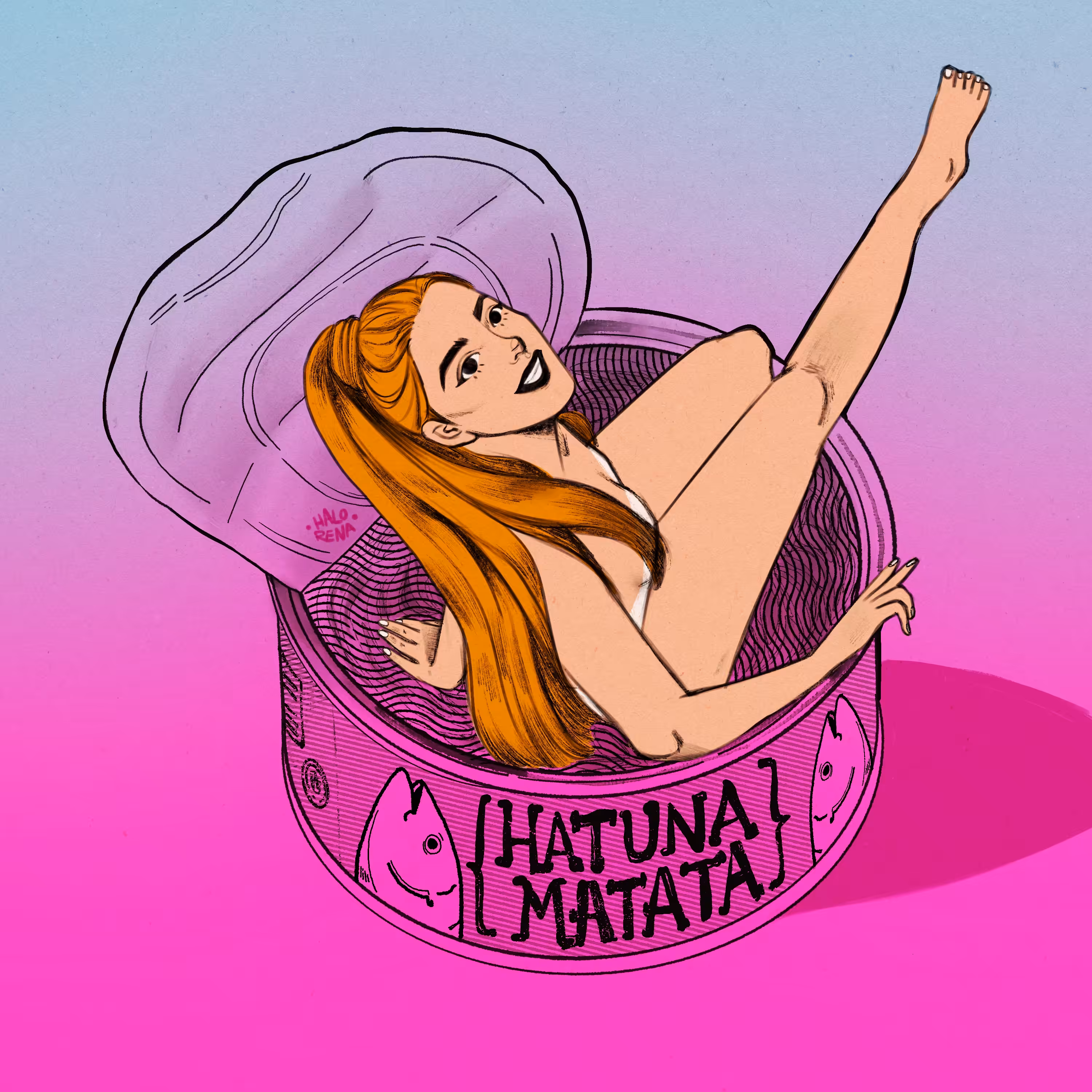 Halorena x : Tuna Worry, Be Happy!
