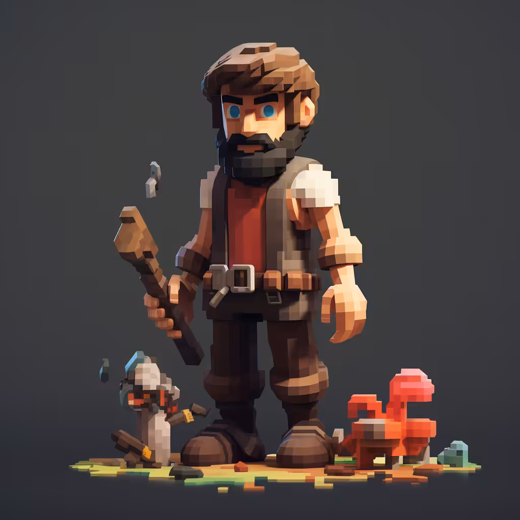 Tez Pixel Figure #163
