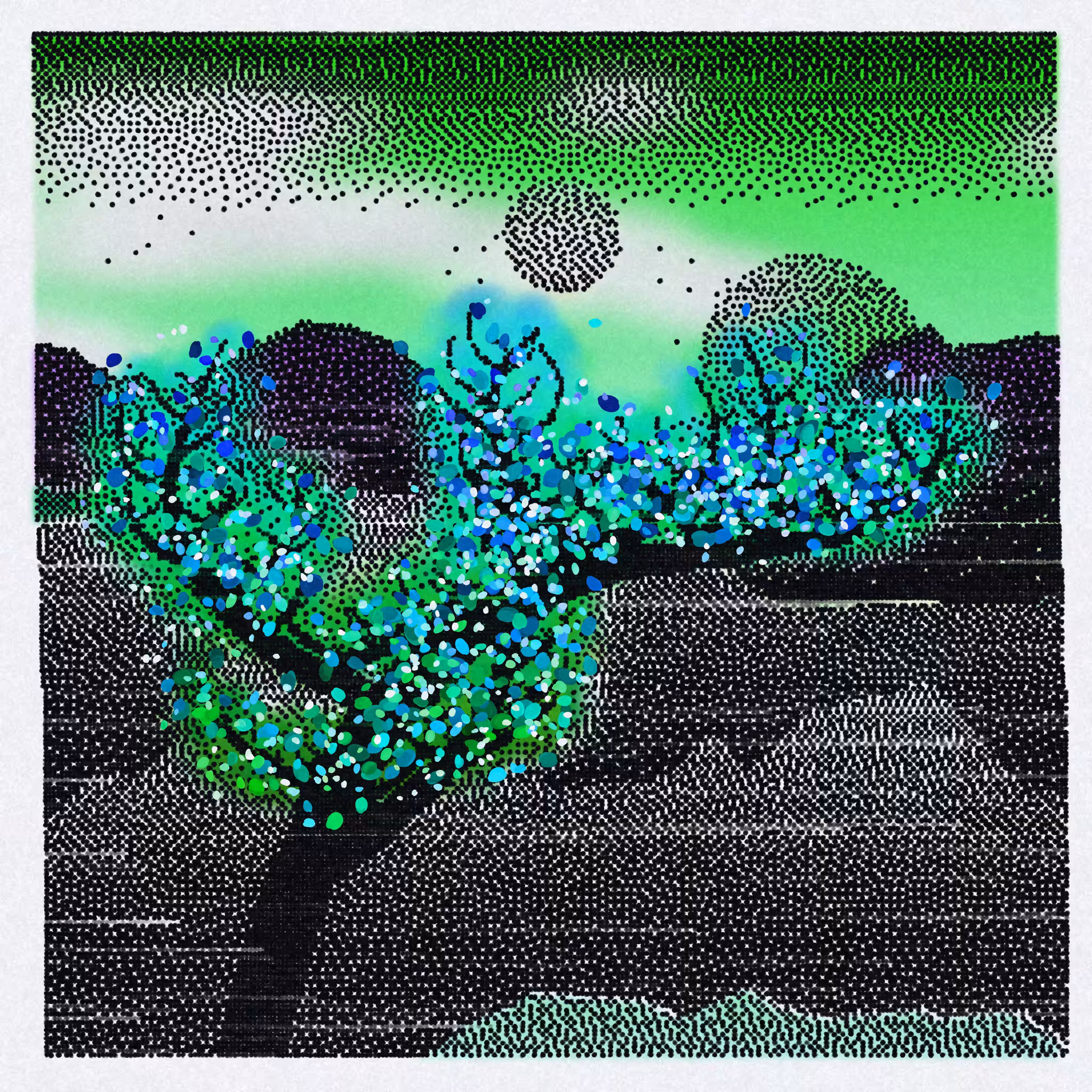 Dithered Branches #241