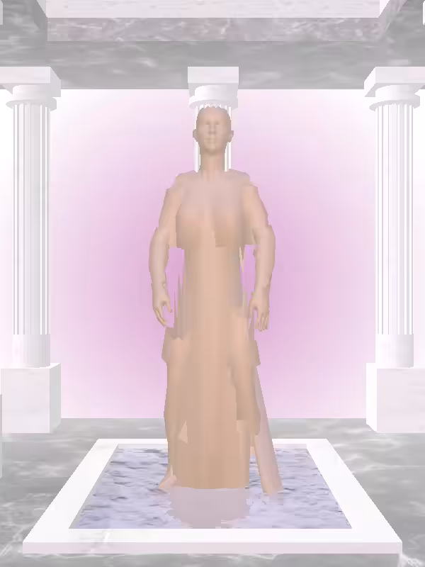 HeavenComputer: The Indifferent Metallic Brick Woman #2205