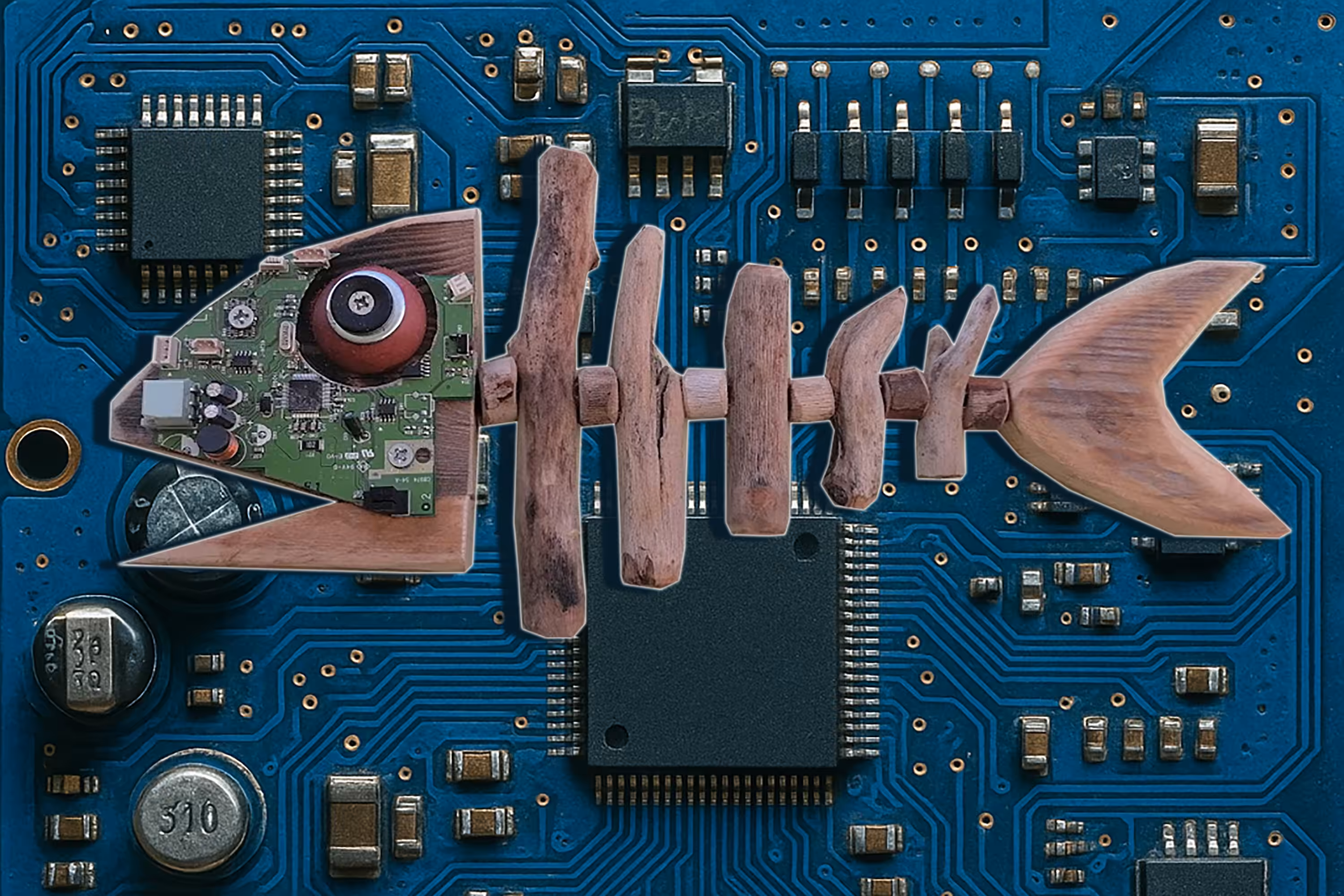 Post-Techno Fossils: Electrotech Fish 1