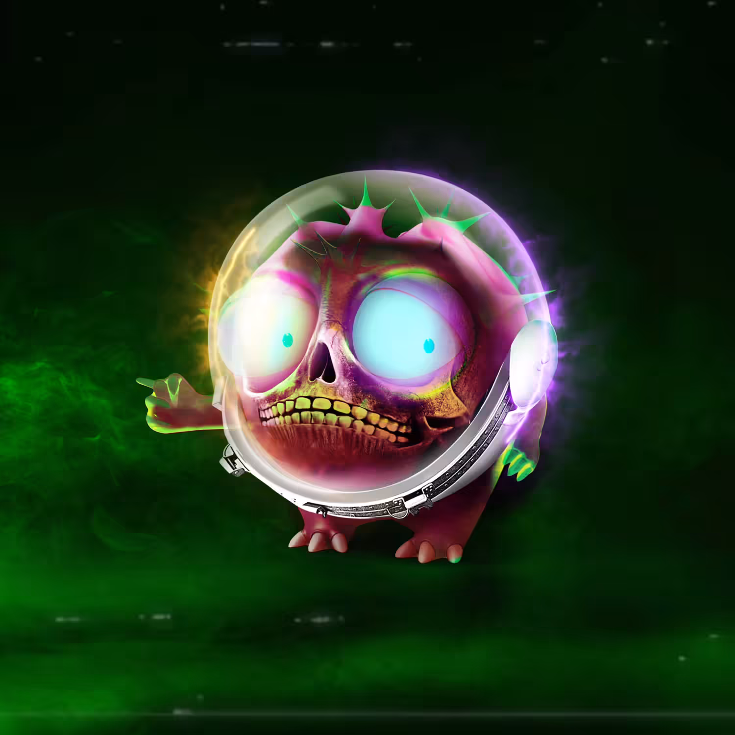 CACTER Skull astronaut