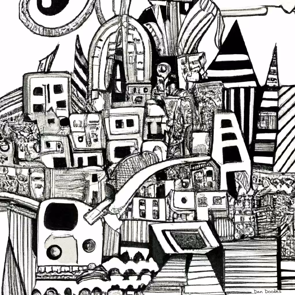 Cityscape Doodle - Rado City
