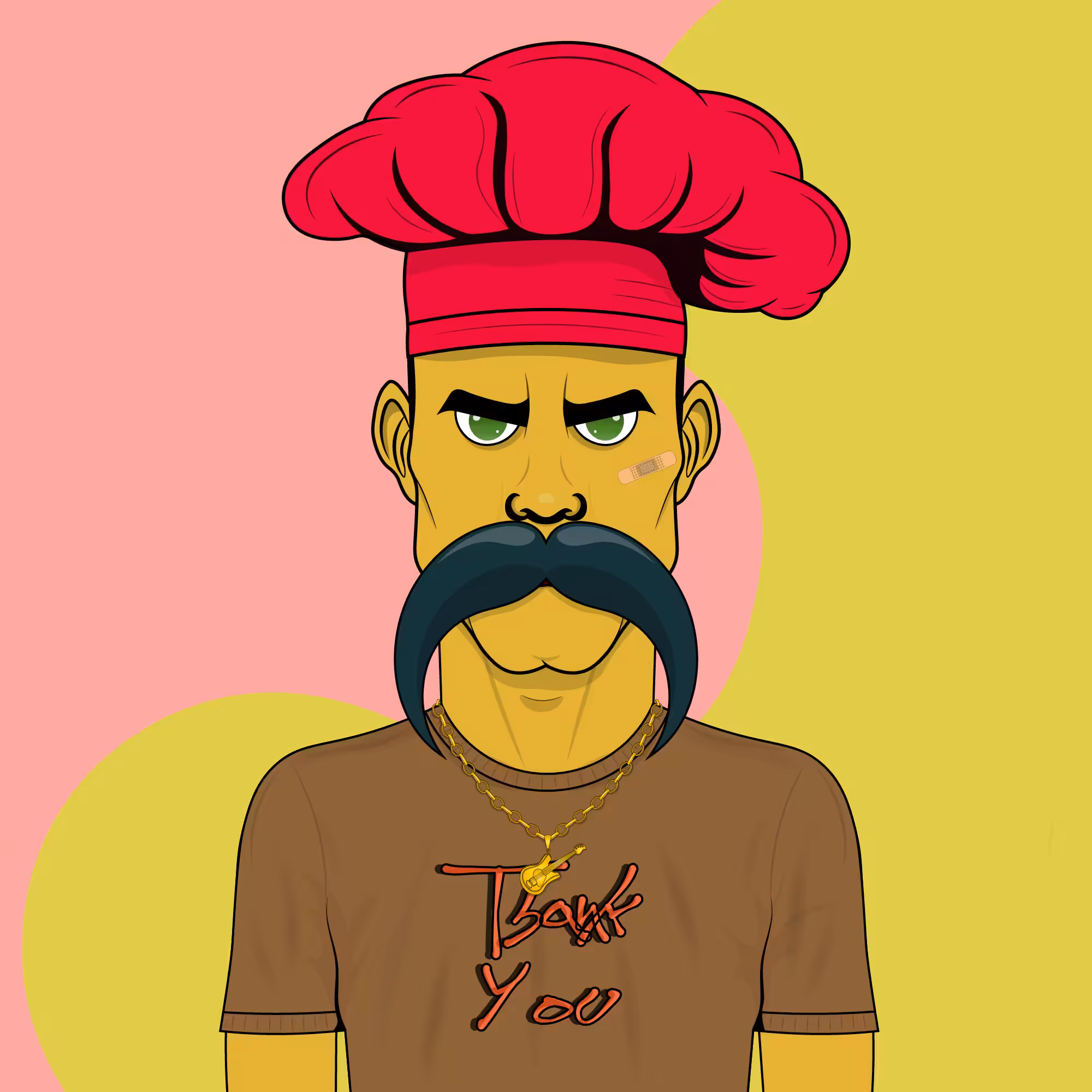 Mustachioed #252