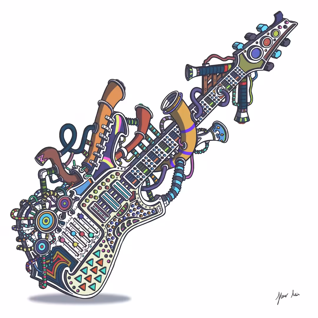 Multi-Trumpet Guitar