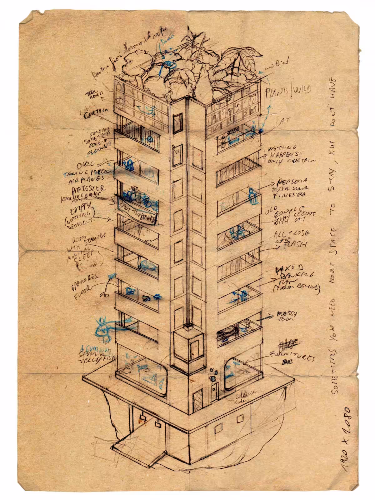 Clod 951 Original Sketch