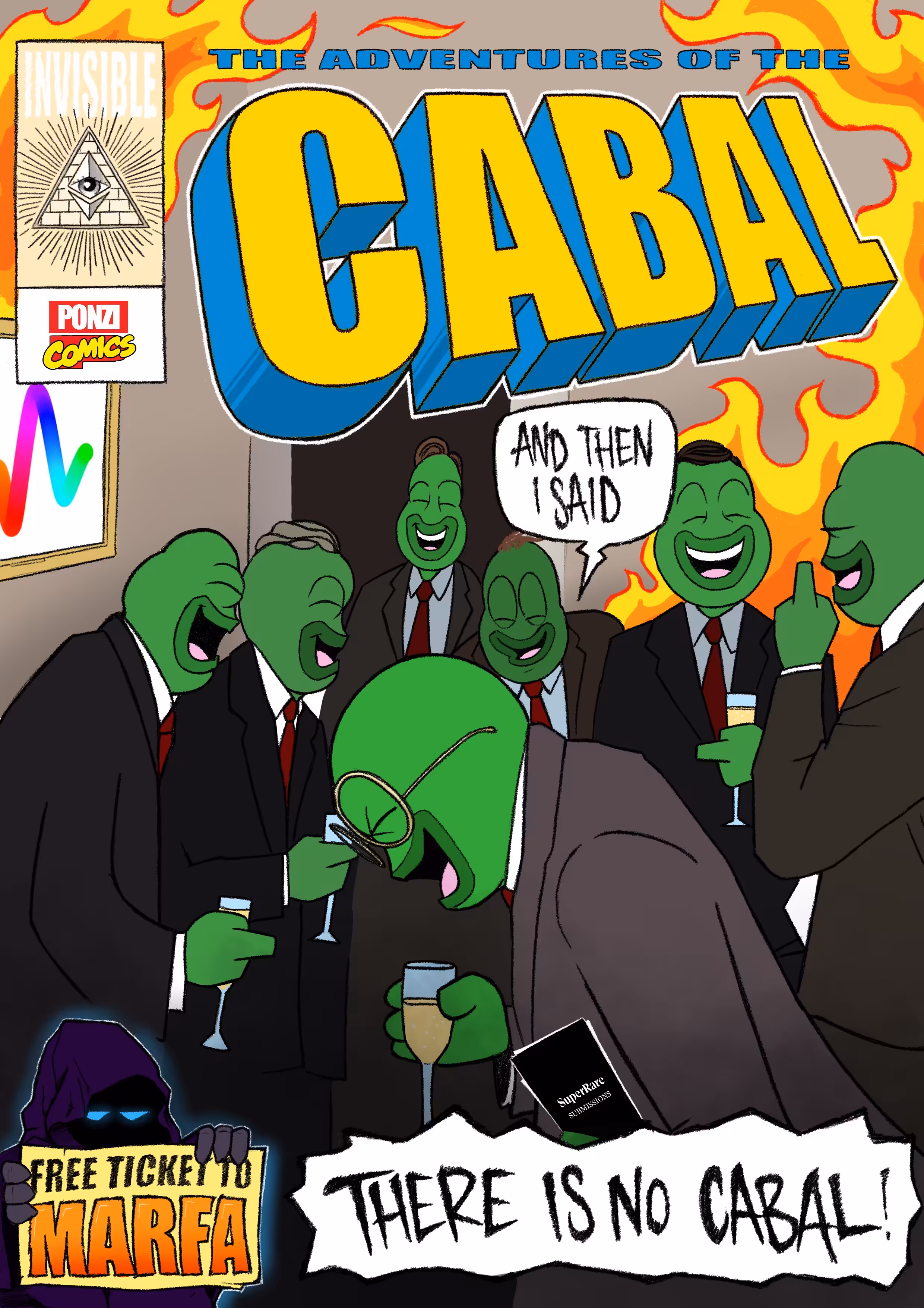 Ponzi Comics - The Adventures Of The Cabal Patron Edition