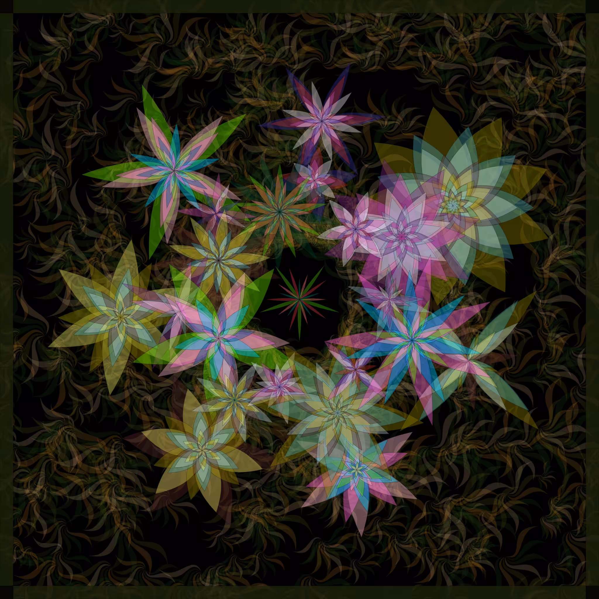 Bezier Garden #7