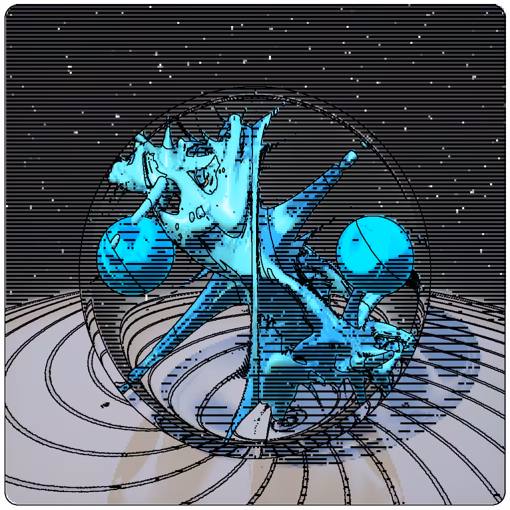 LL21 Mac Plus Fractal-in-a-Globe #31