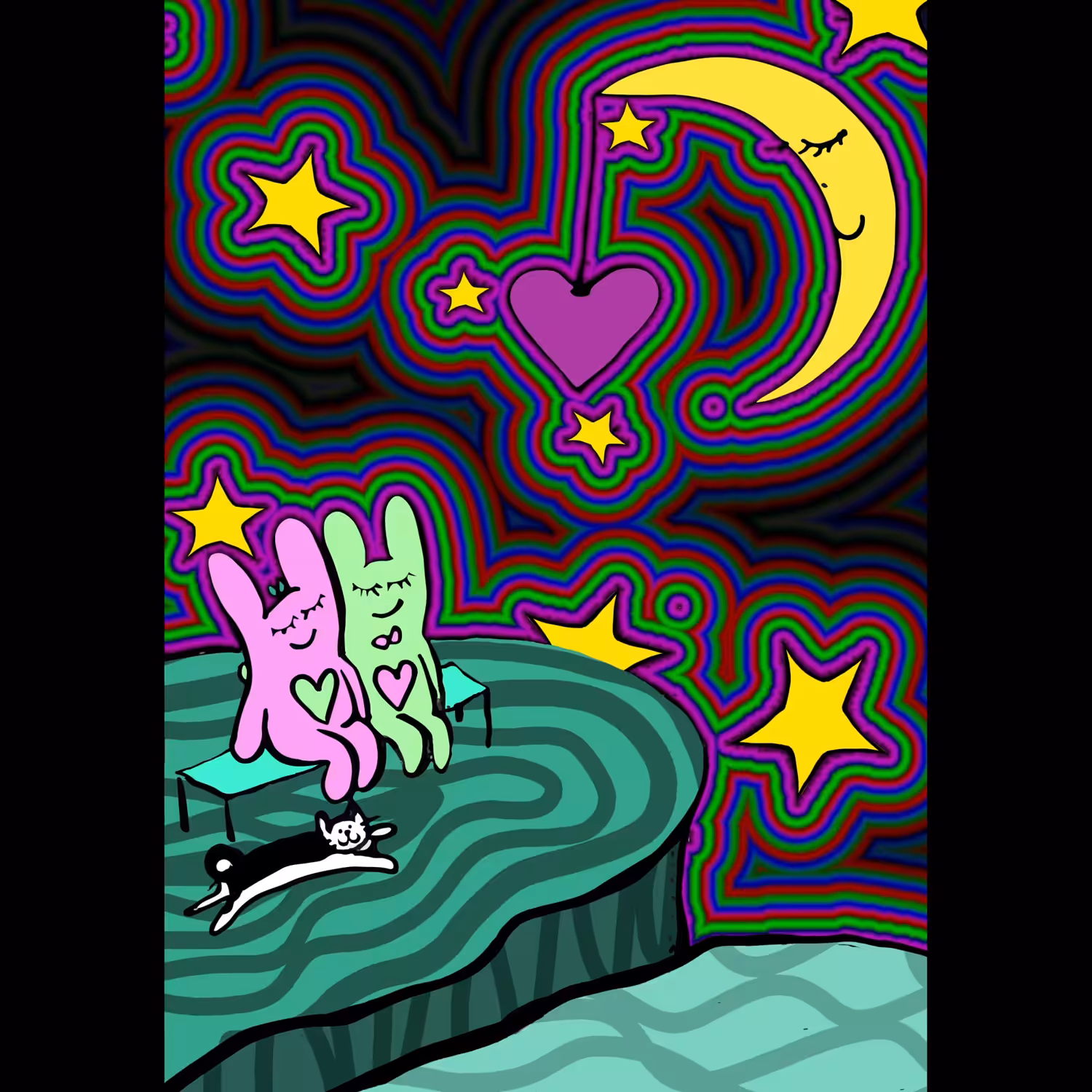Collab with spacetransistor (my wife) 