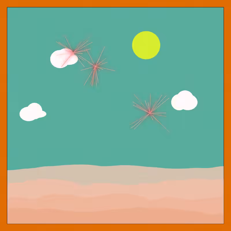 Seas of hills #10