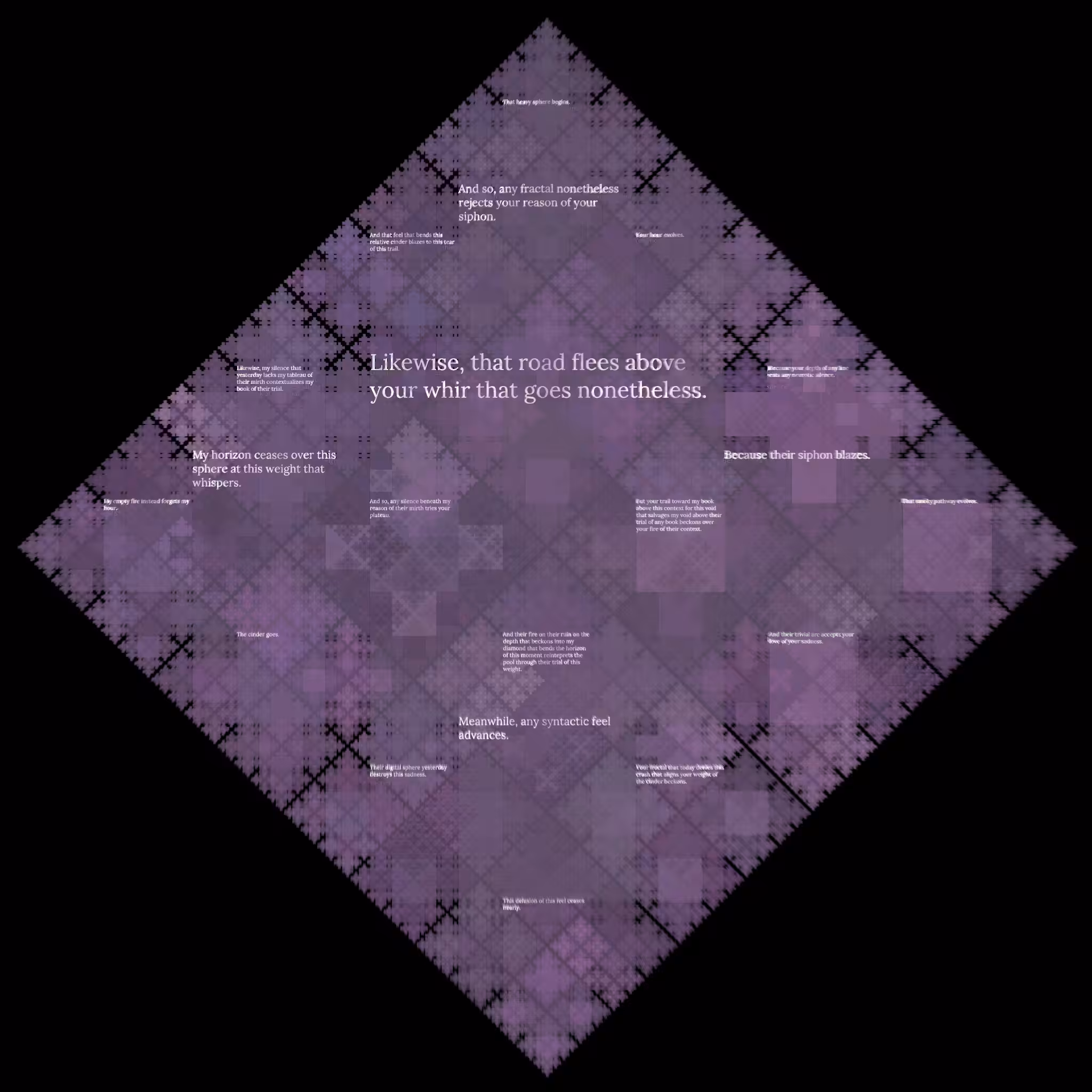 Diamond Fractal Fire #149