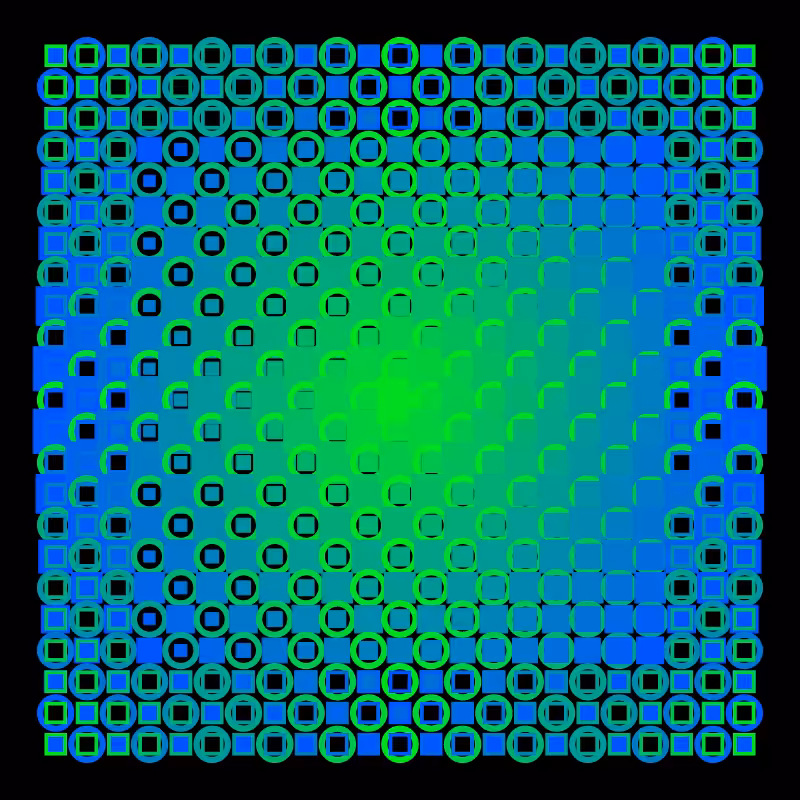 Hyper-Vasarely #2