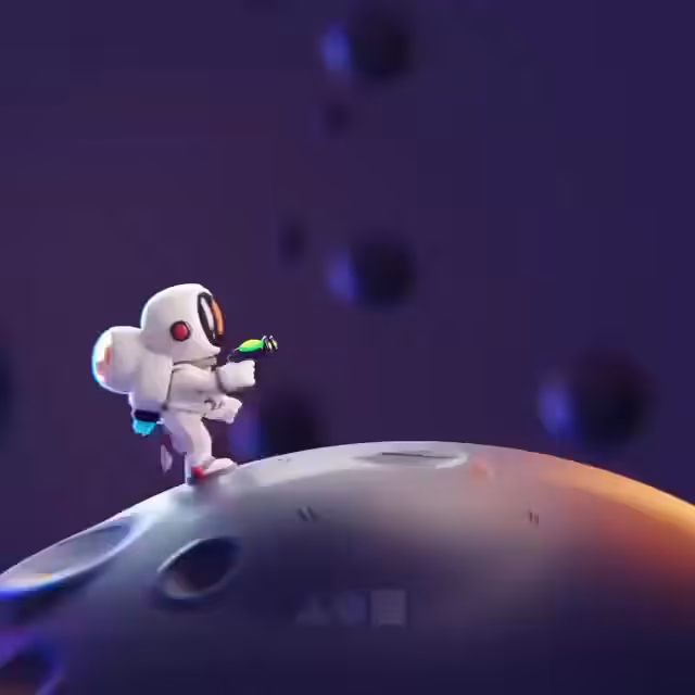 Astronaut on the planet  Foundution
