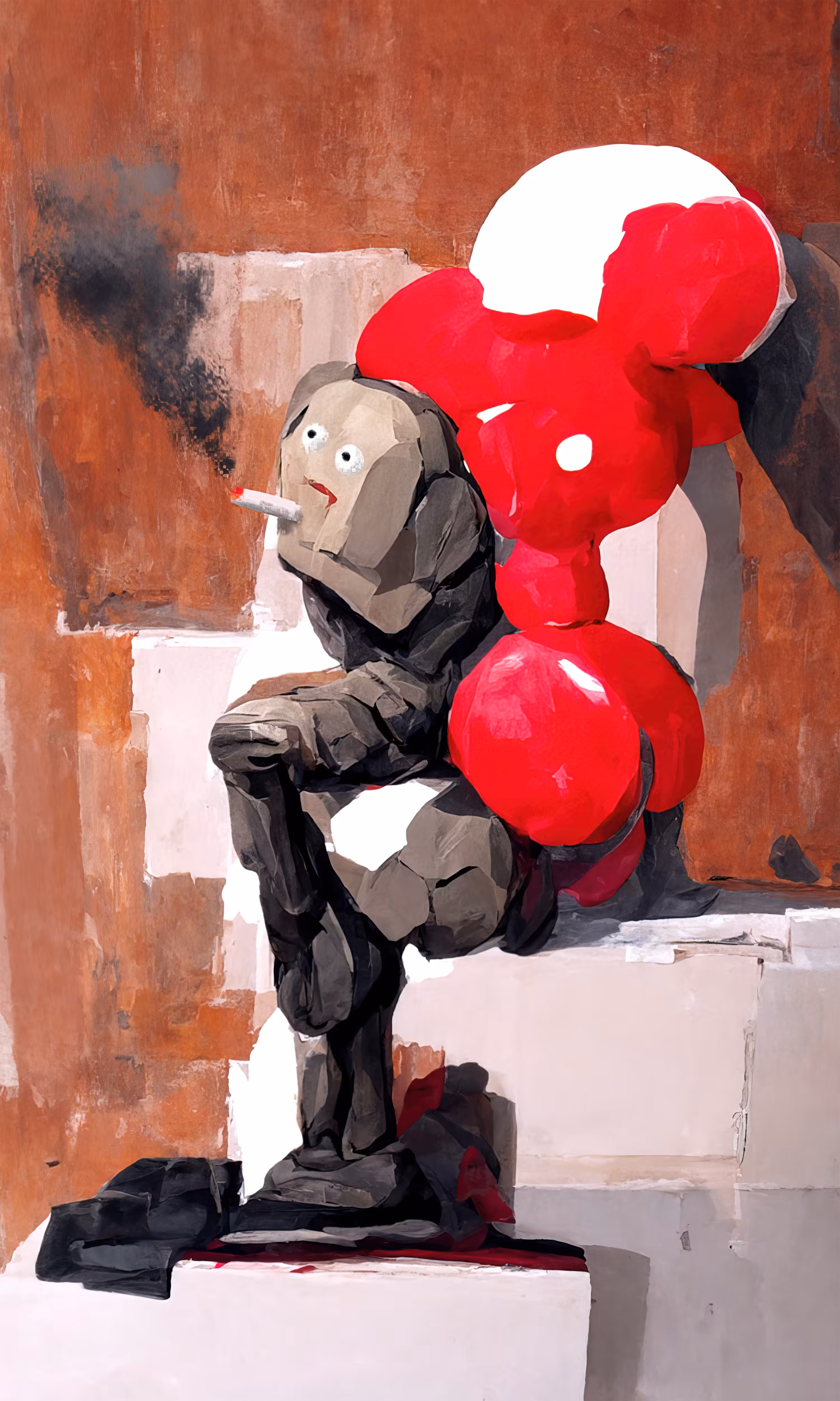 After Philip Guston, no smoking allowed. 