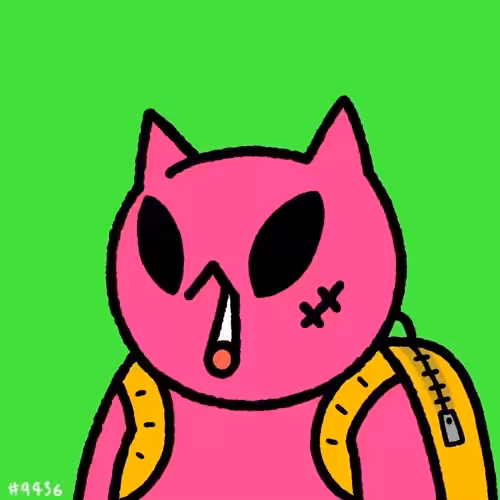 Blink Cat The Visitors Derivative #9436