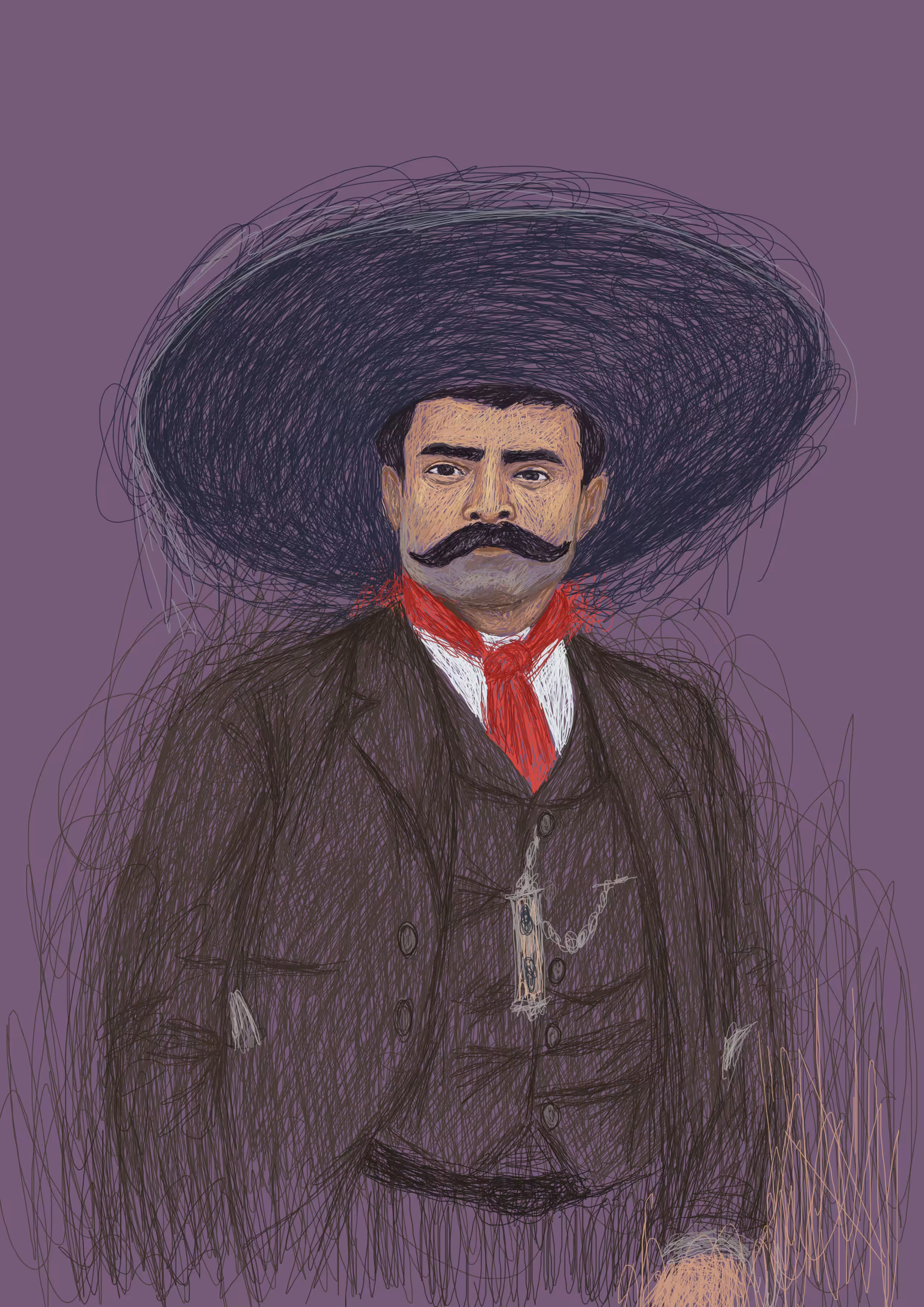The magic of lines: Emiliano Zapata