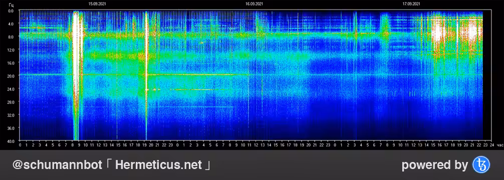 Schumann Resonance Graph 「 Hermeticus.net 」#001
