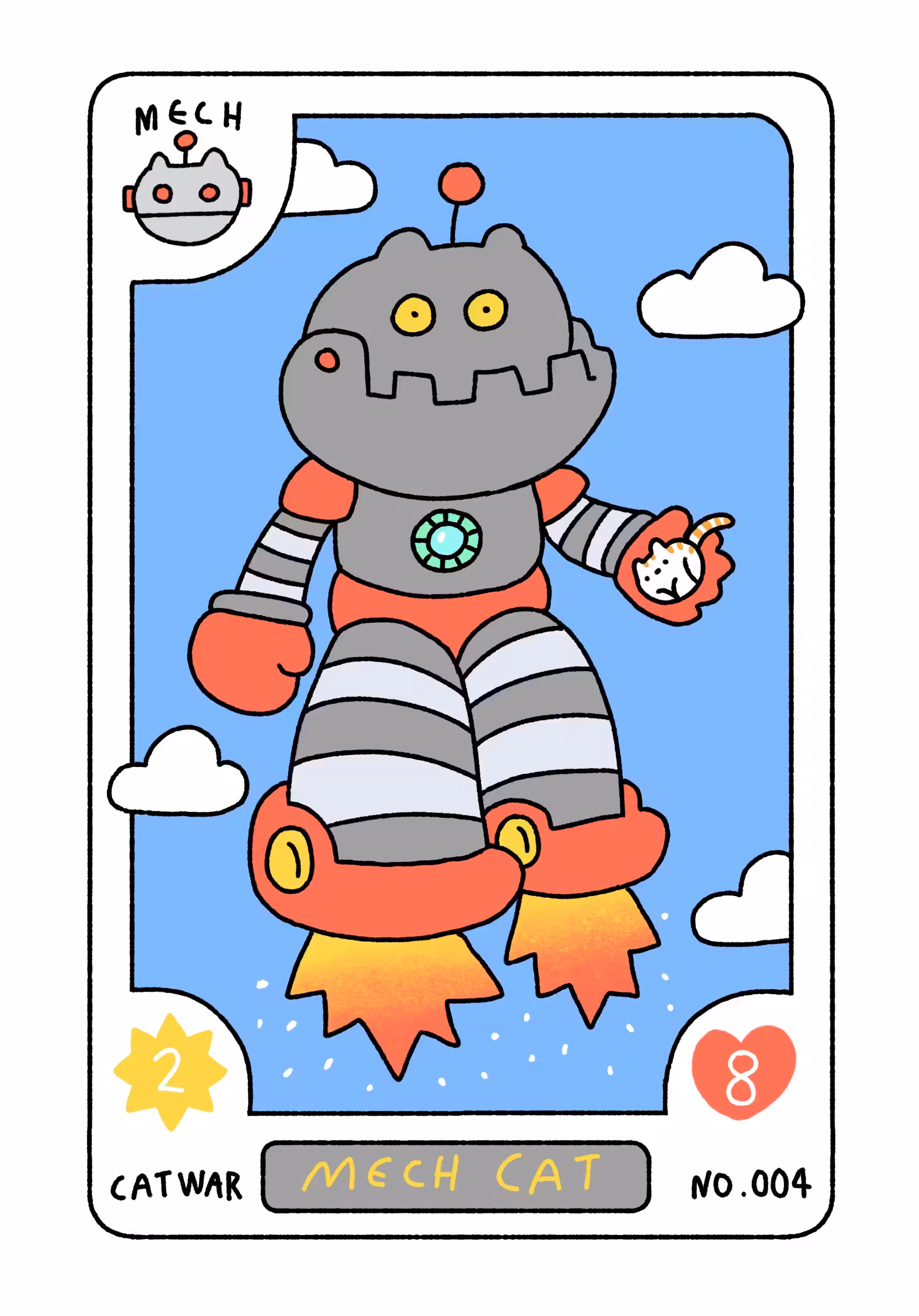 Cats War Card Pack 1 #6
