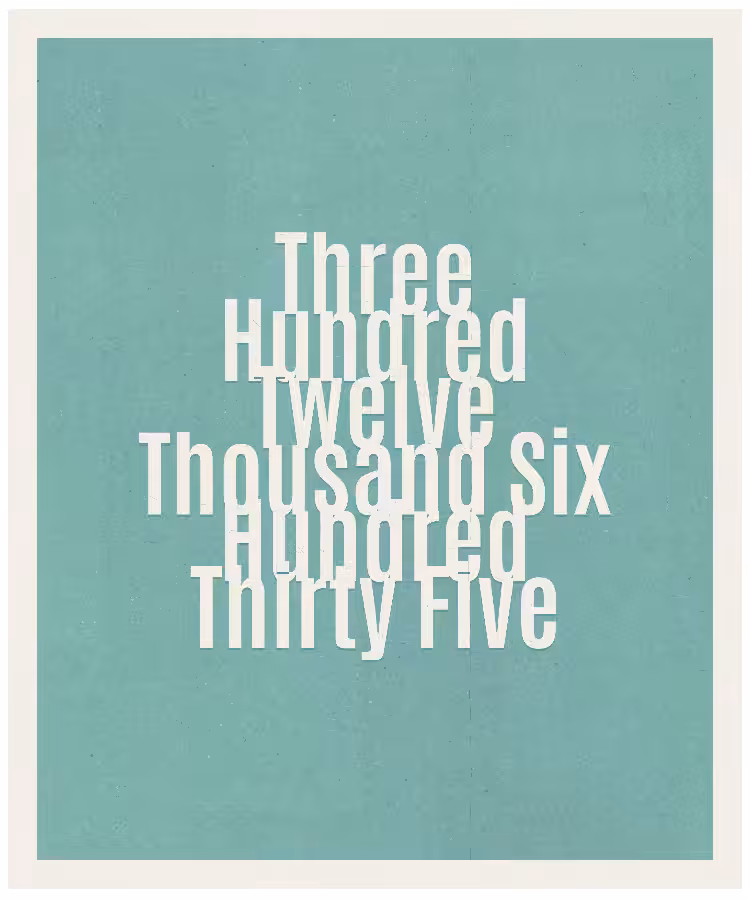 Count #312635