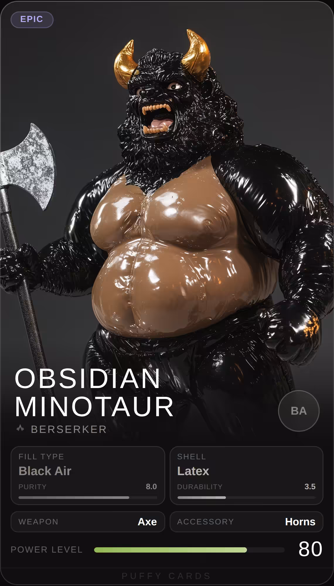 Obsidian Minotaur