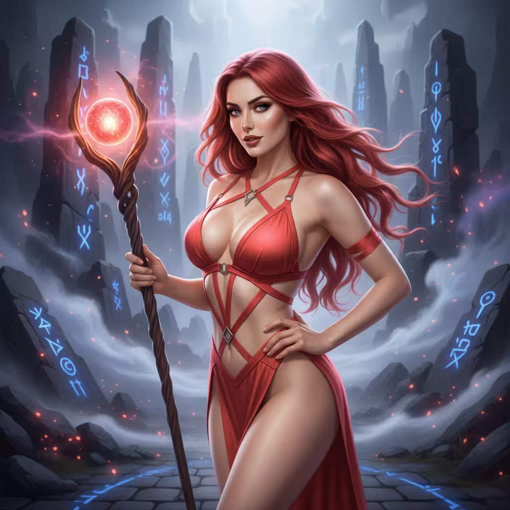 Neon Sorceress