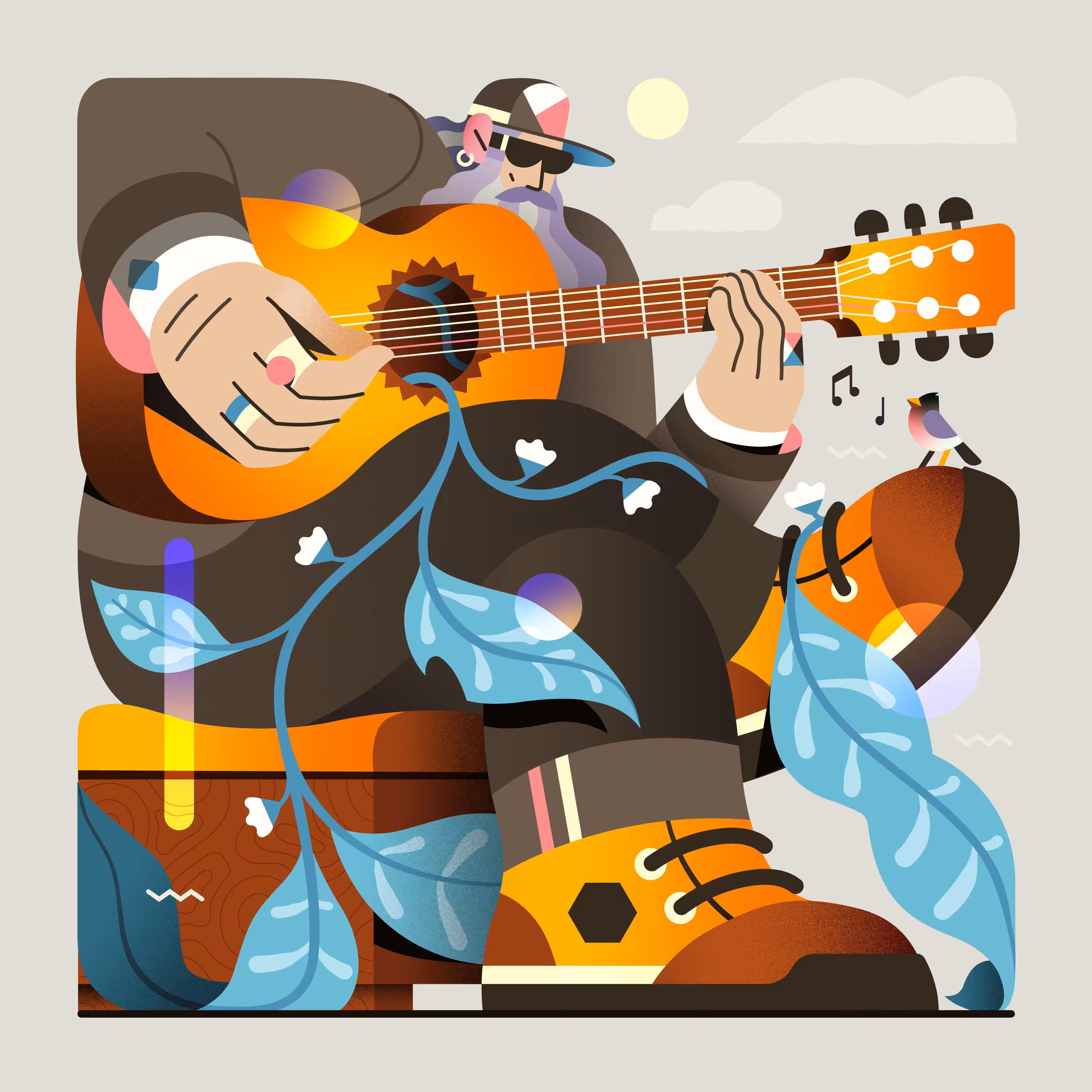 Birds, Plants & Music - The Guitarist