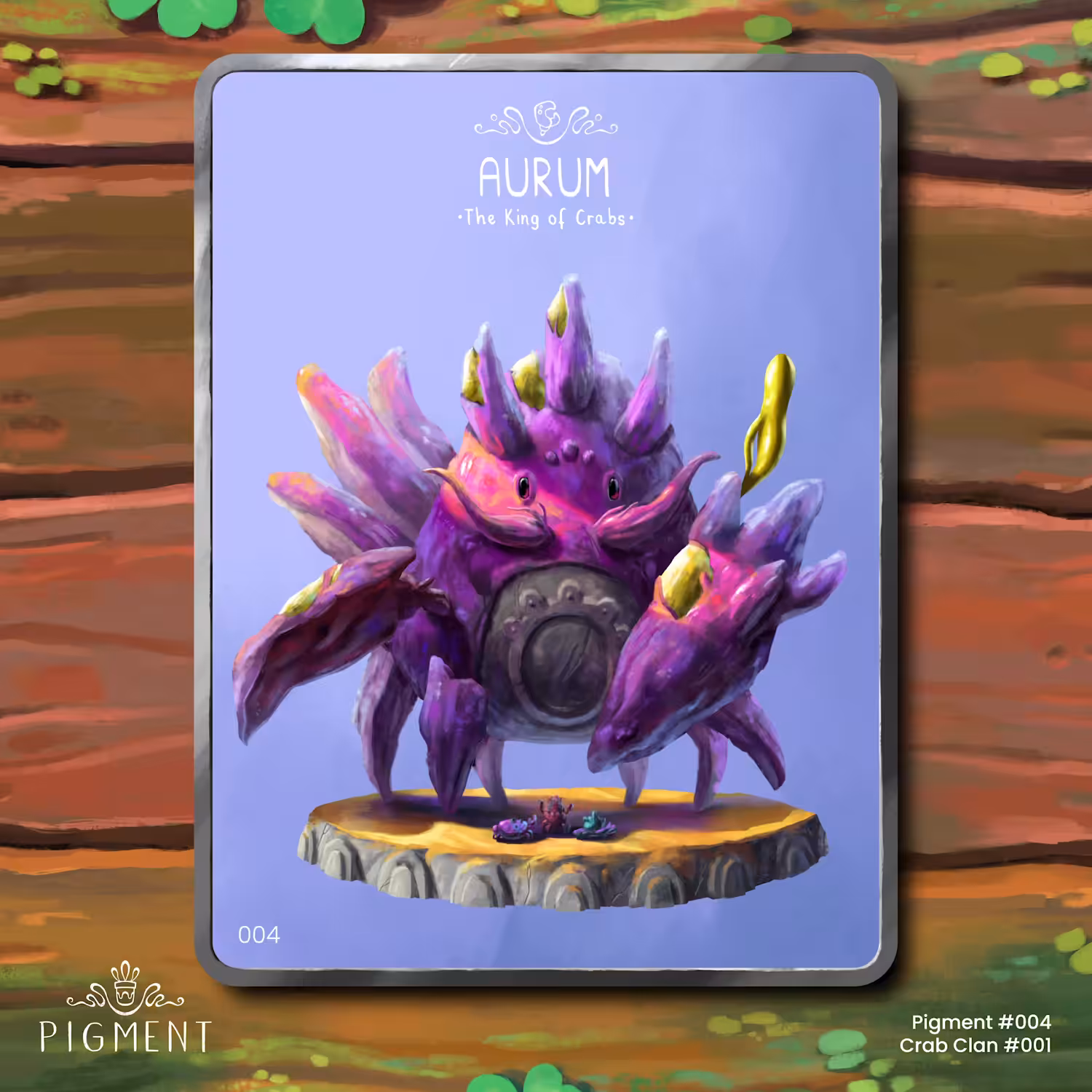 Pigment 004, Aurum the King of Crabs